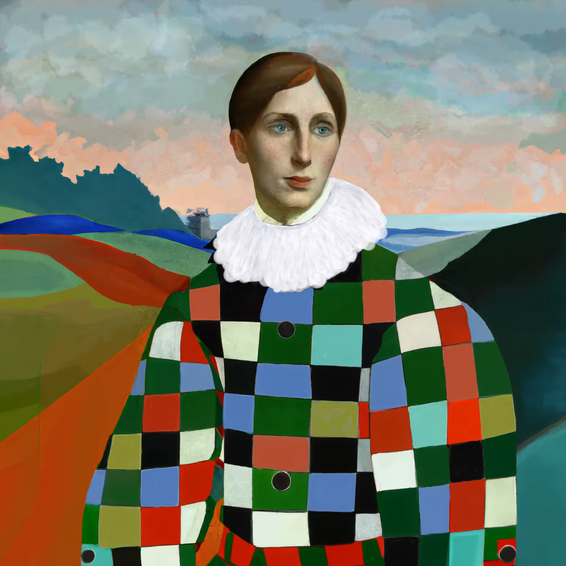 Harlequin Dream | Puffer Jacket