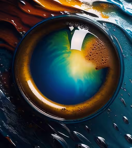 Enjoy painting and a cup of coffee