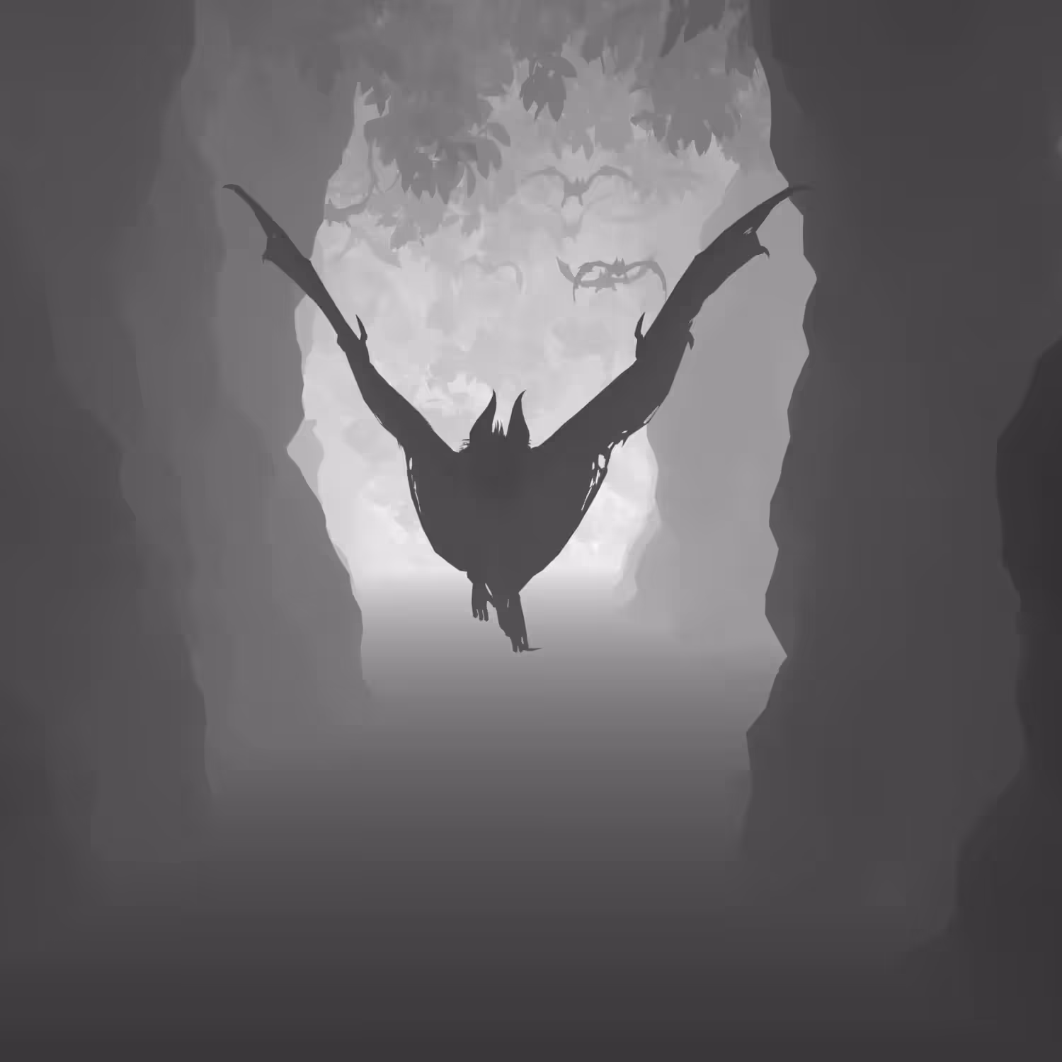 BATS INSIDE THE CAVE