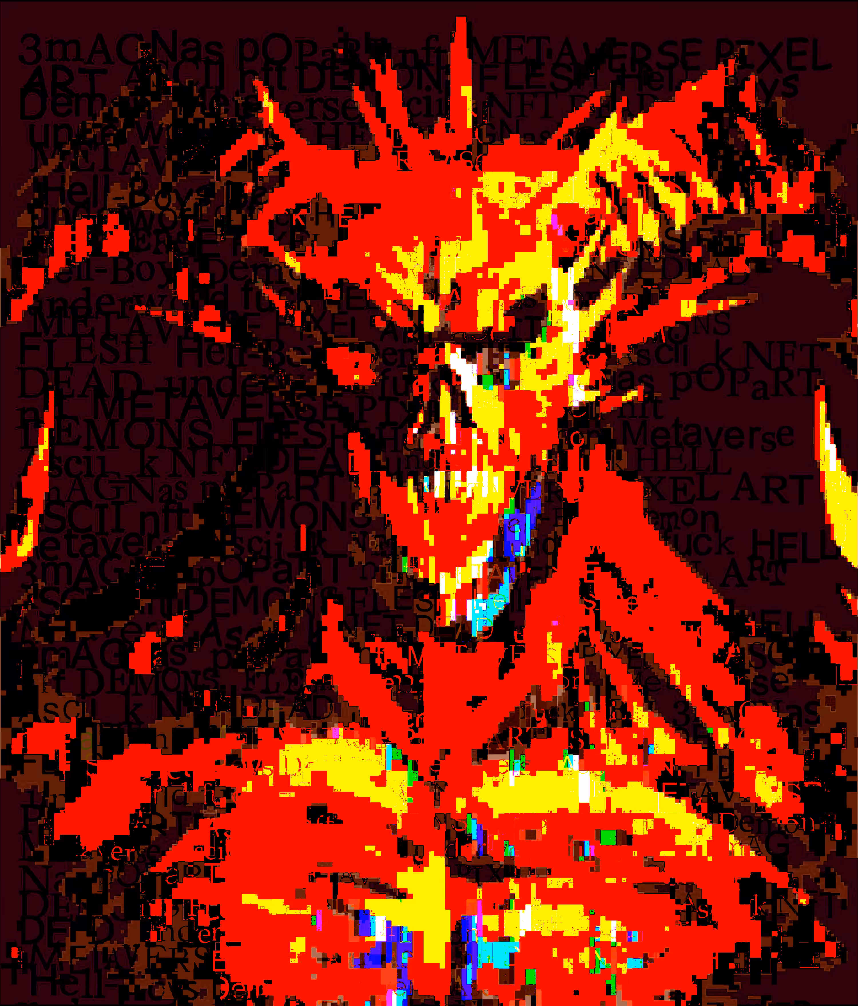 HellBoys Series ASCII and Pixel Demons and Monsters v.6.6.6