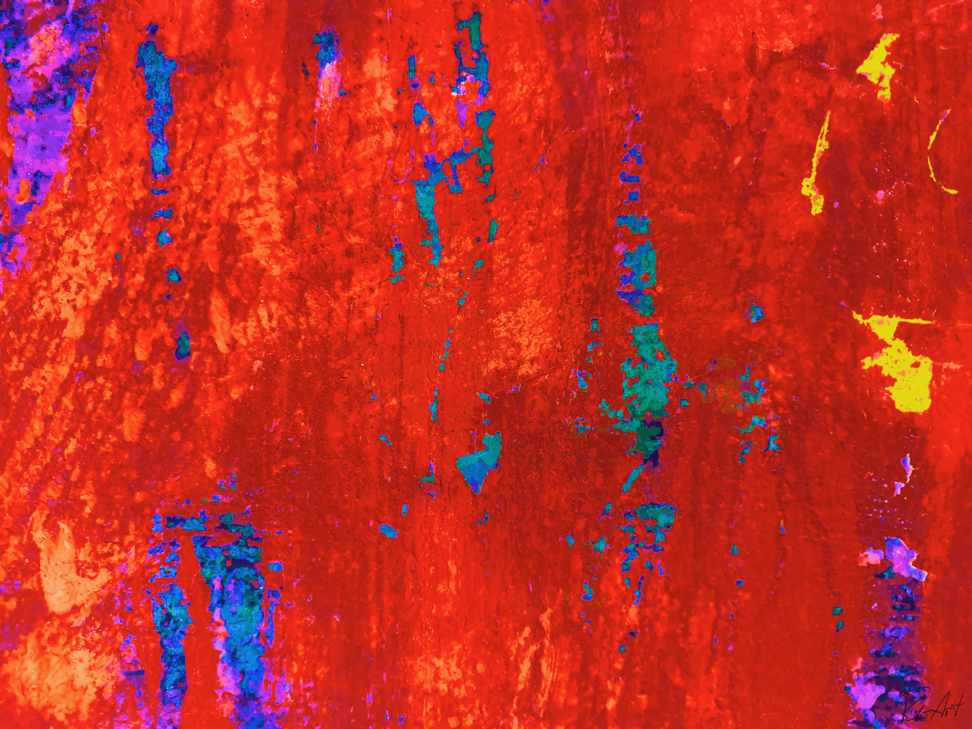 A little red