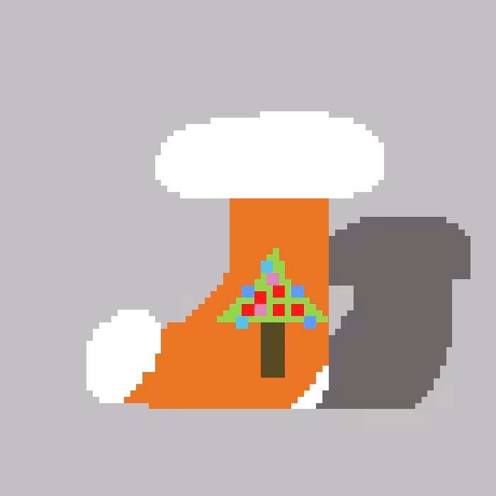 Christmas Sock – Orange