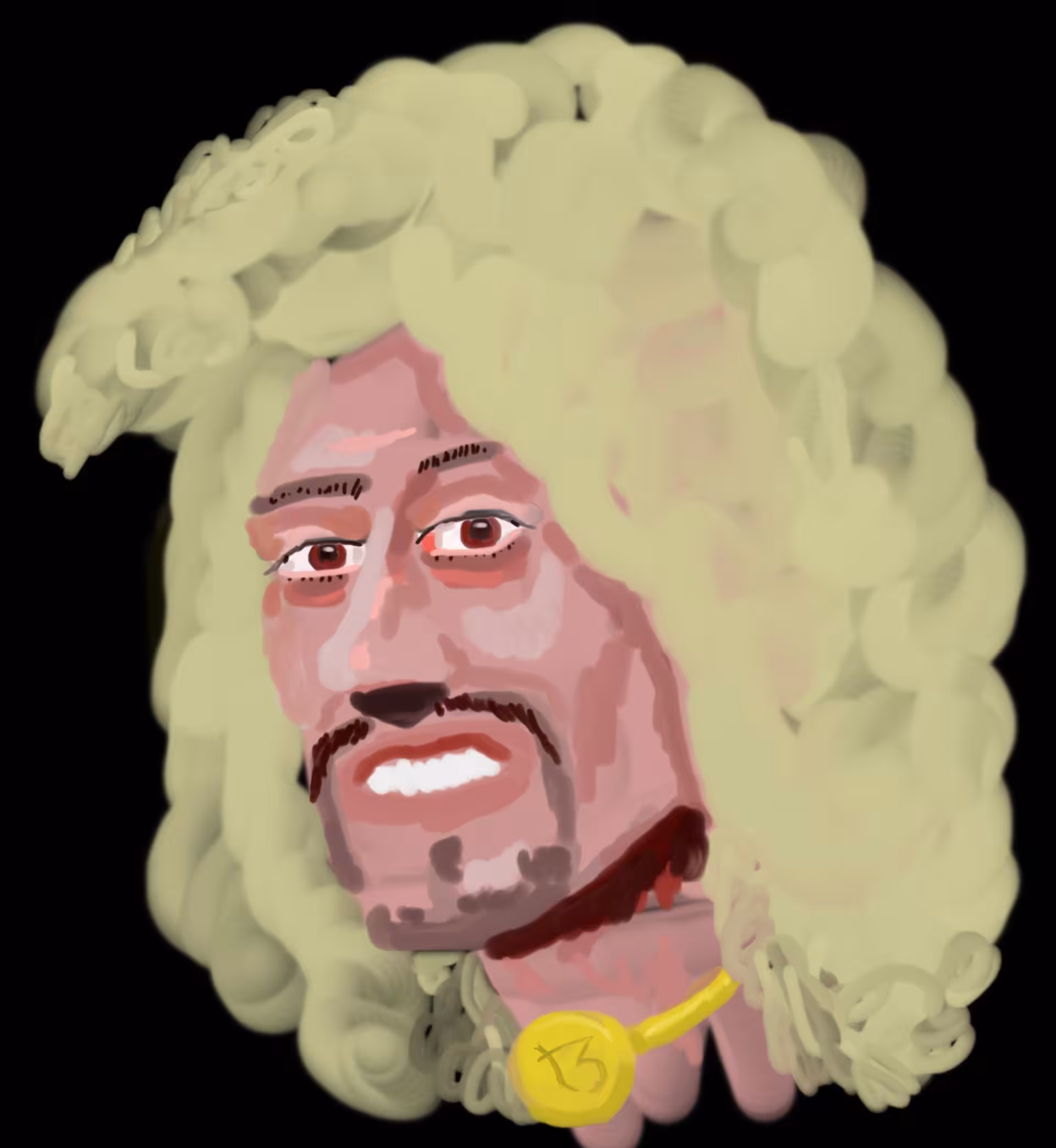 NFT Artist With Mullet