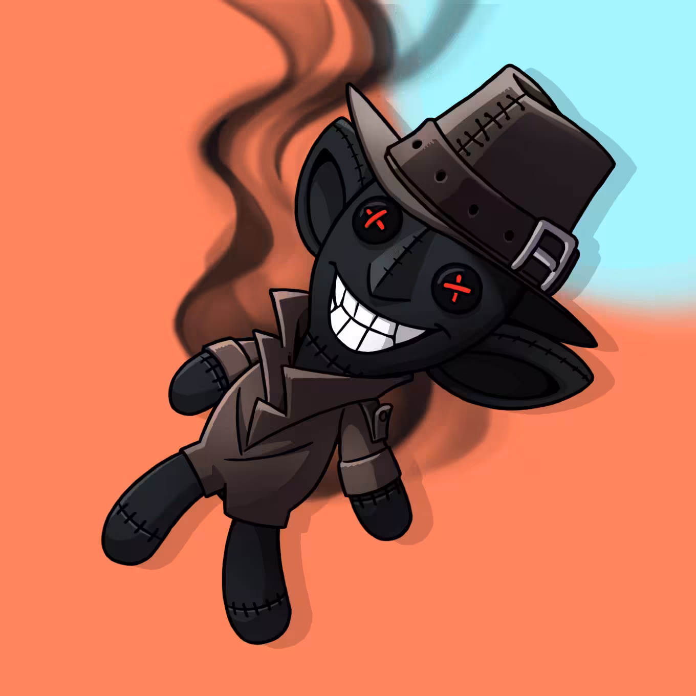 #6767 Sneaky Vampire Teddy