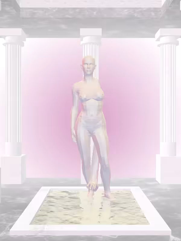 HeavenComputer: The Fragmented Loser Multichrome Haze Woman #1679