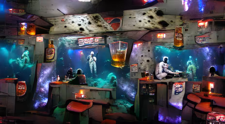 Deep Space Dive Bar (Left)
