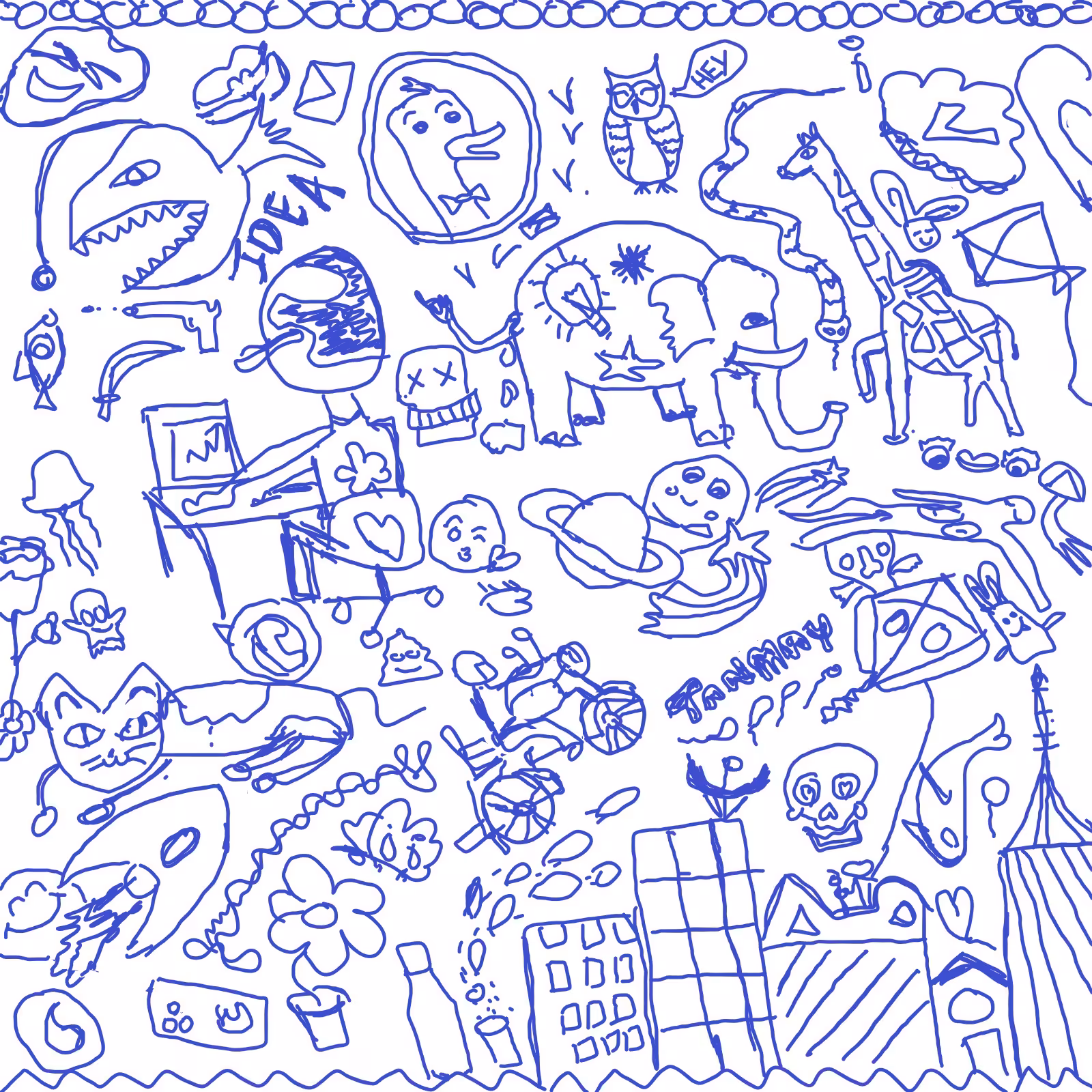 Deep doodle