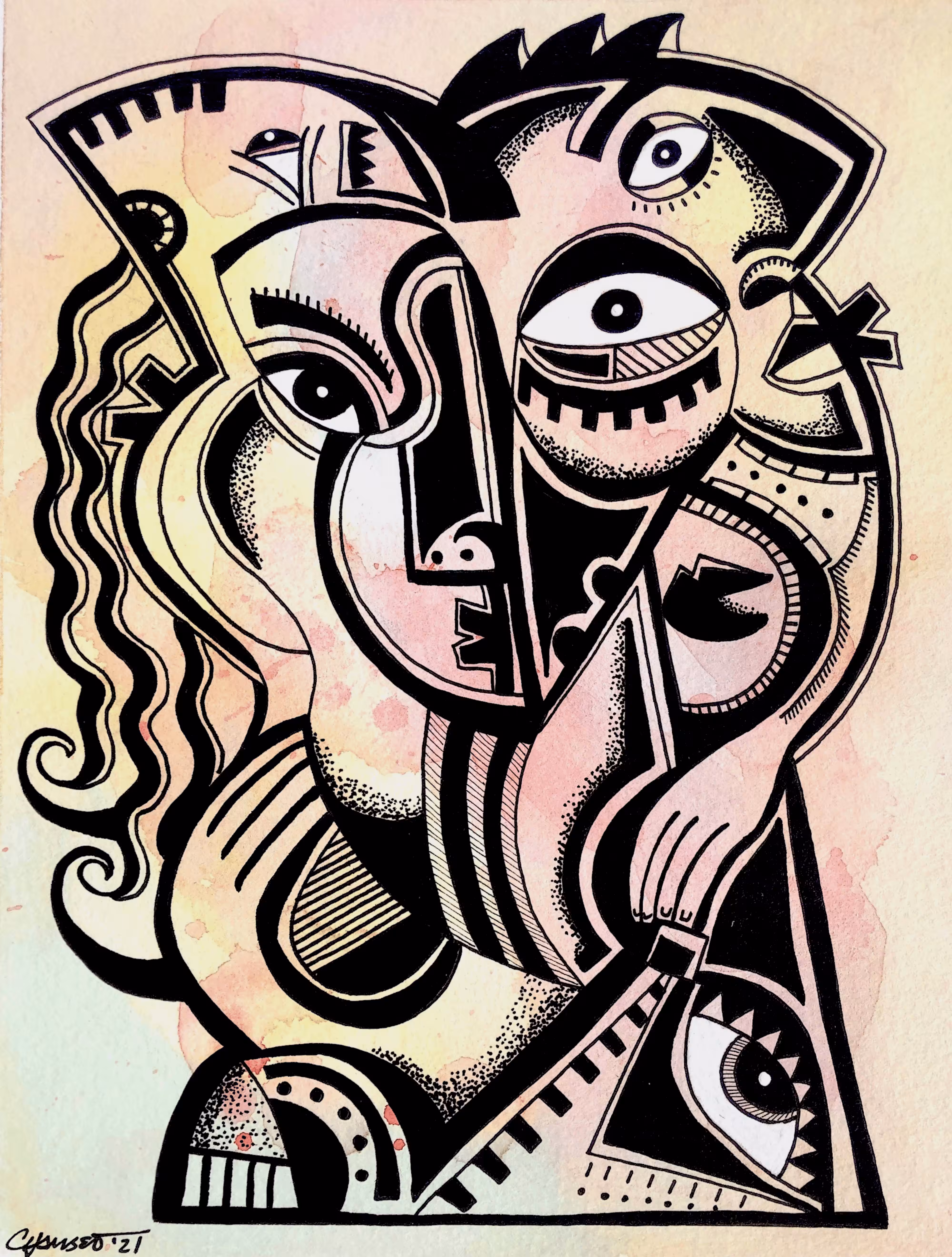 Jason Chambers Art: The Distracted Lovers