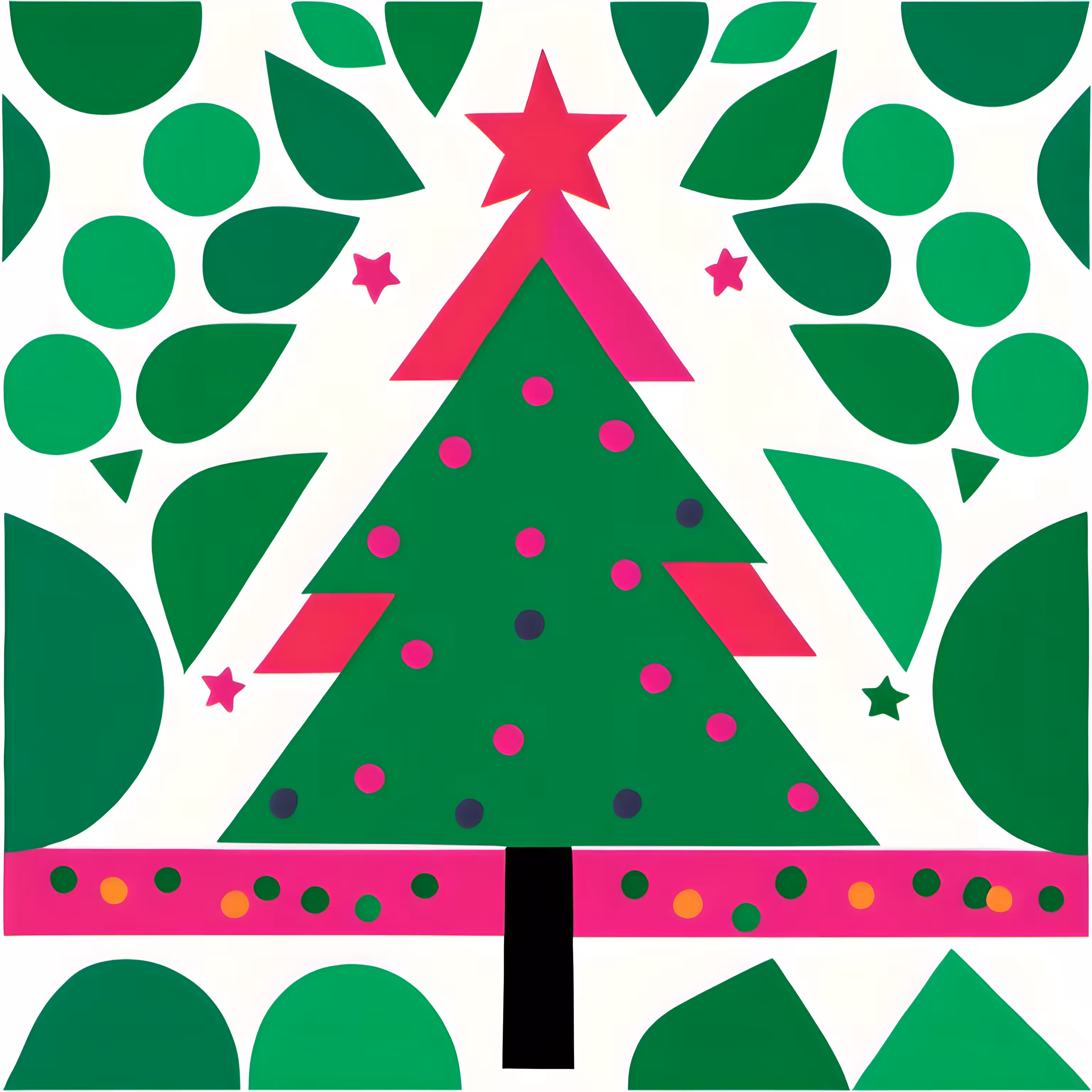 Riso Festive Trees #14