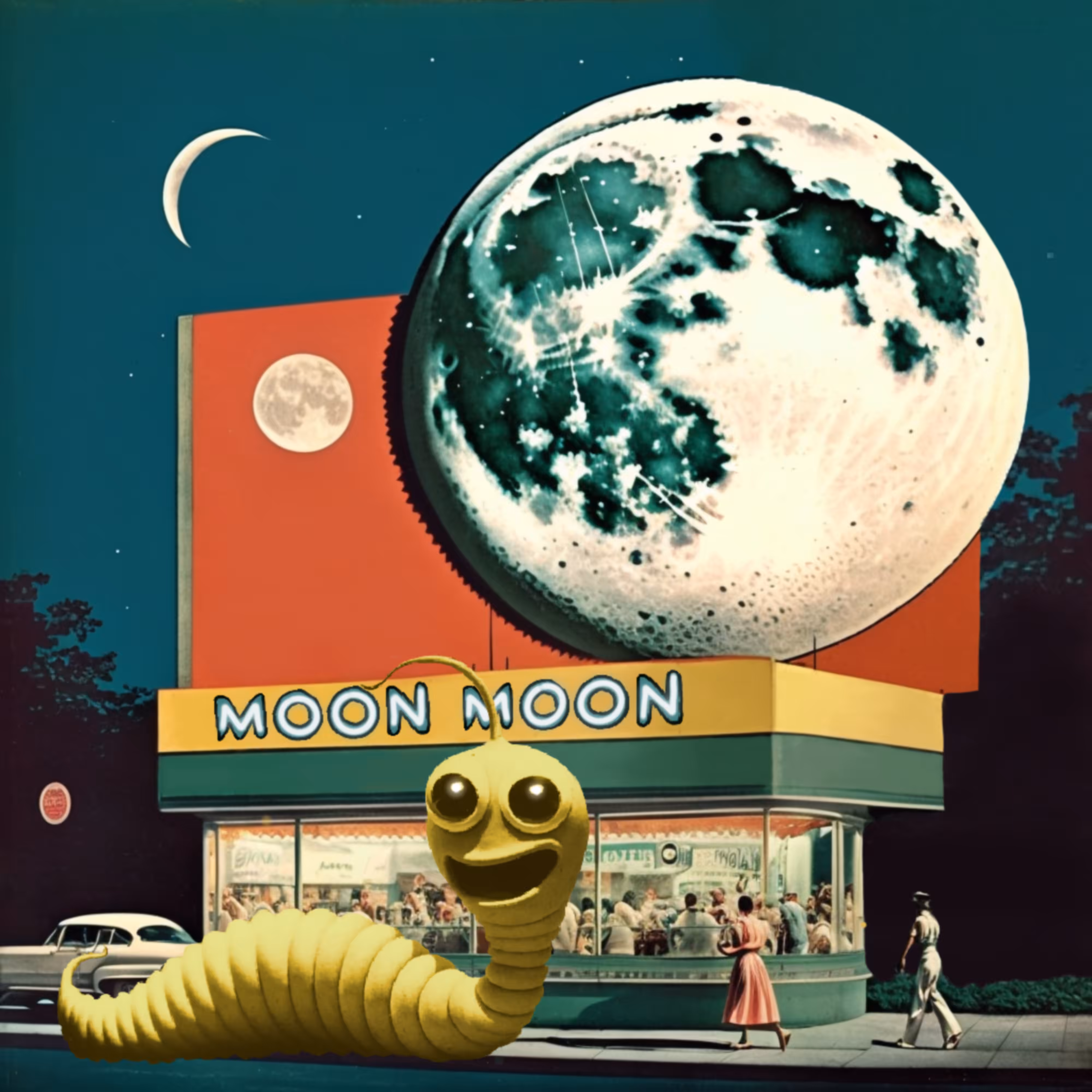 100 Days of Not Overthinking: 013 moon moon diner