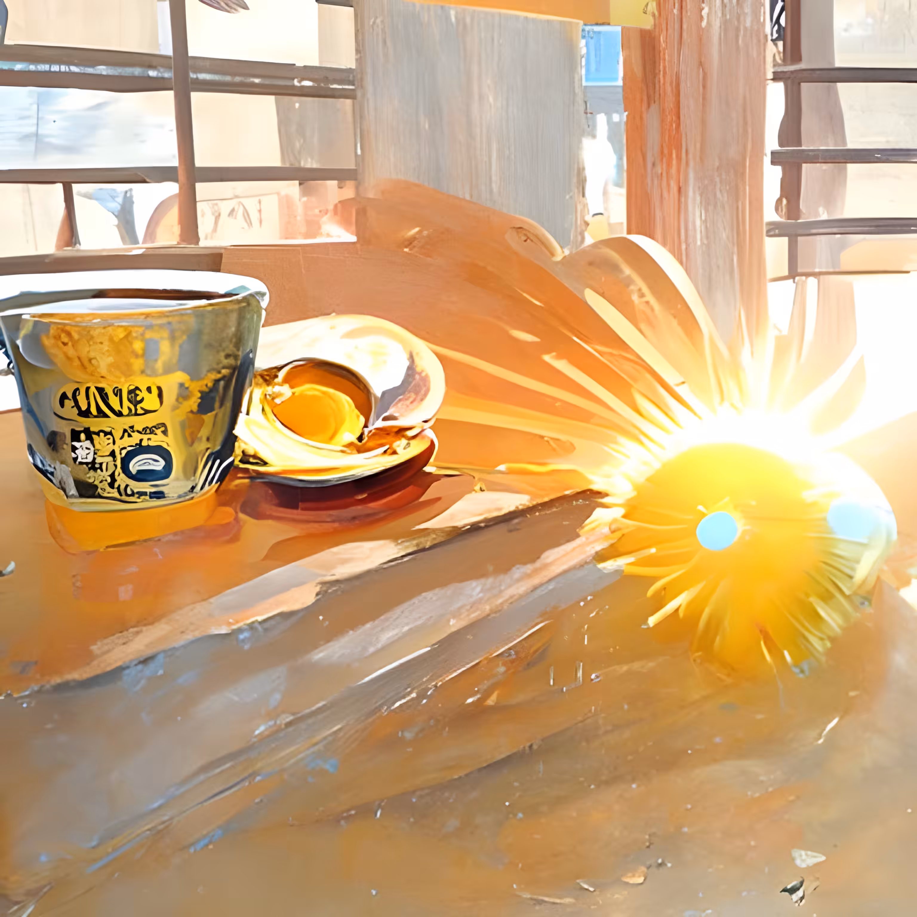 Sunny morning café #2