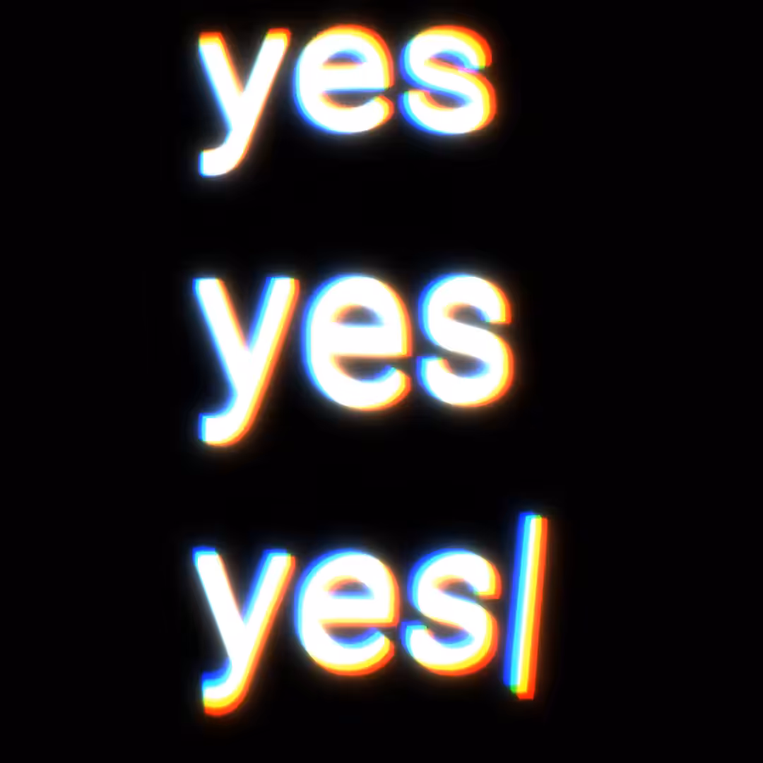 yes yes yes