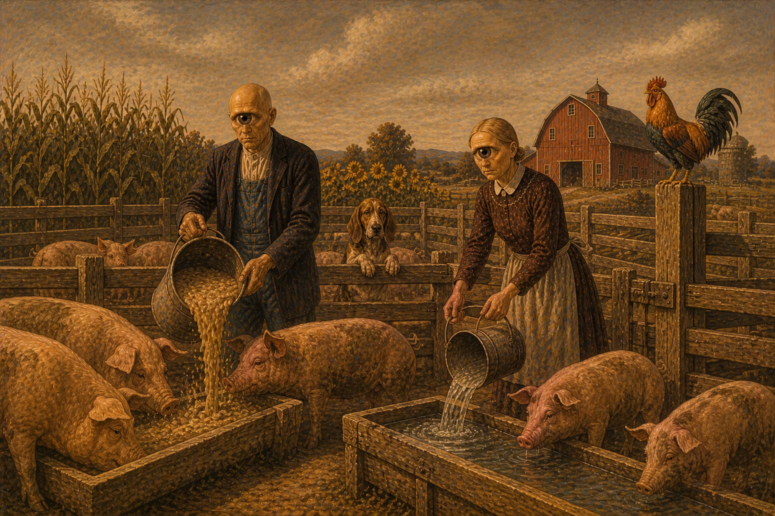 Mayhem: Feeding the Pigs
