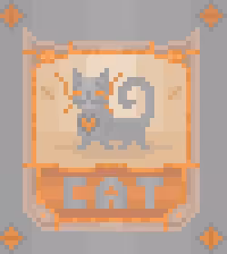 CAT 'BRONZE HEART'