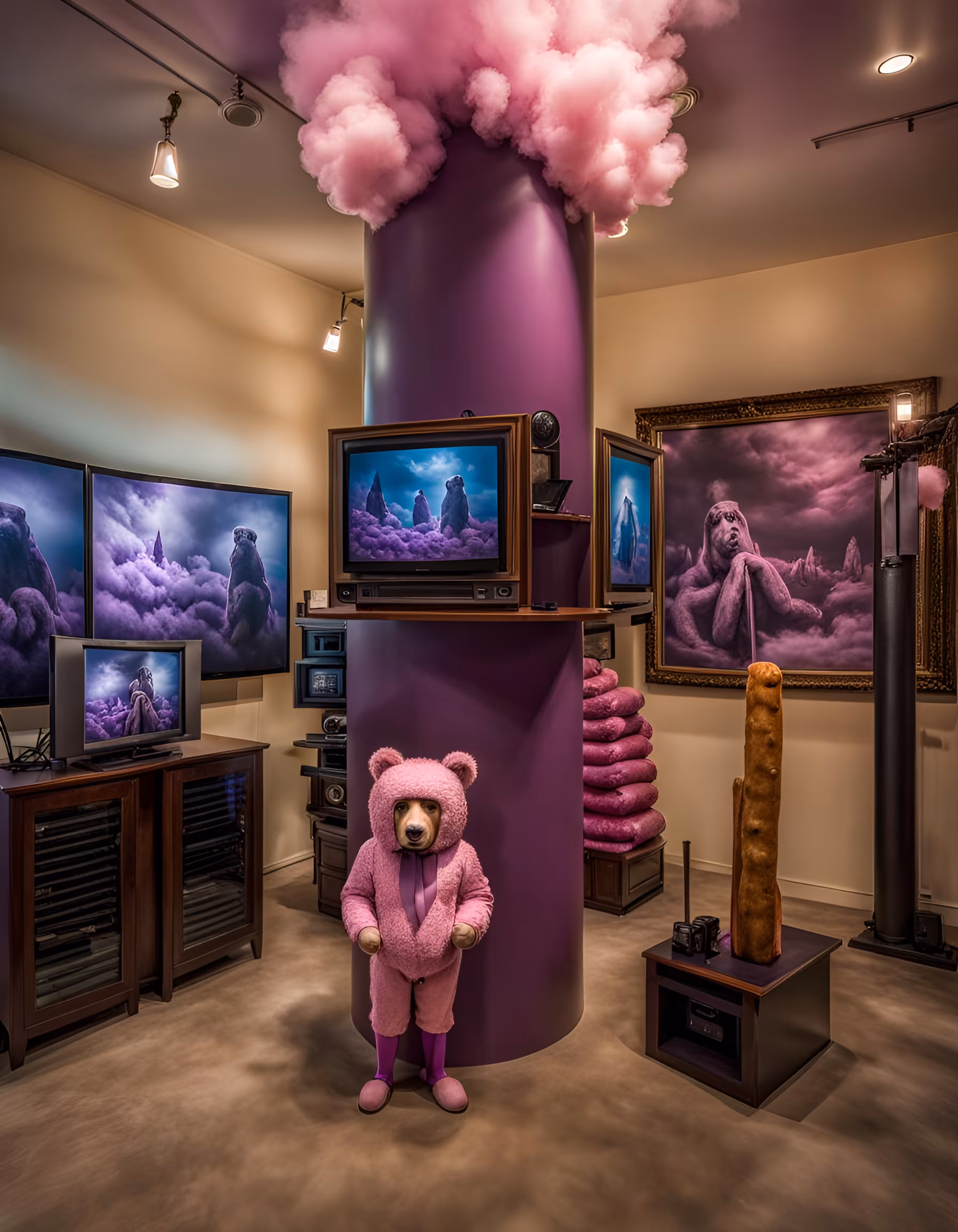 Little Artist Bear made it to Miami