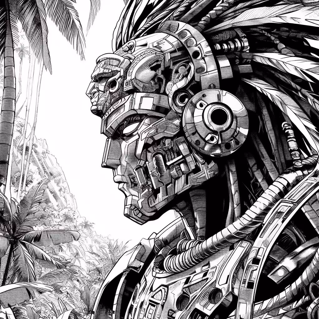 CyberAztec Gods: Aztec #18