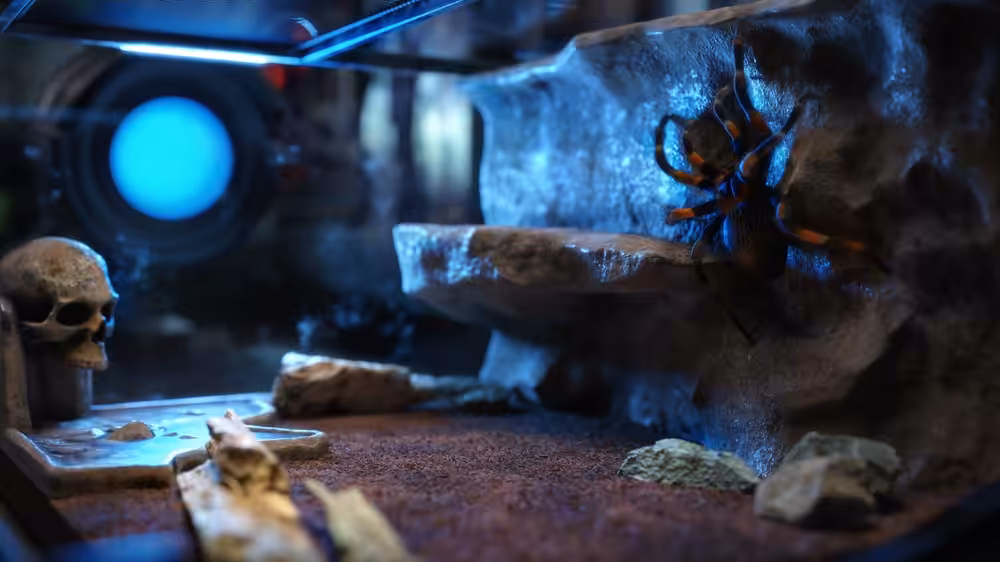 Tarantula (Inside Terrarium)
