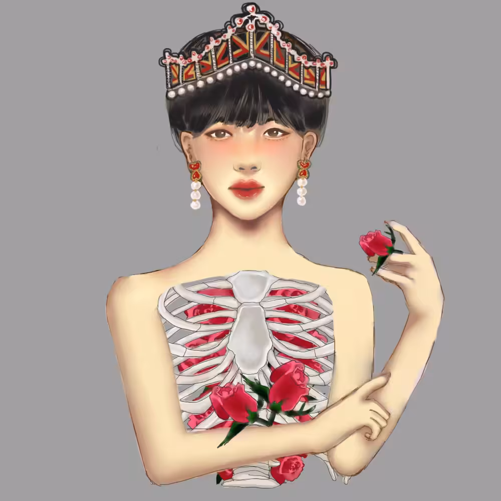 Blooming Skeleton 04