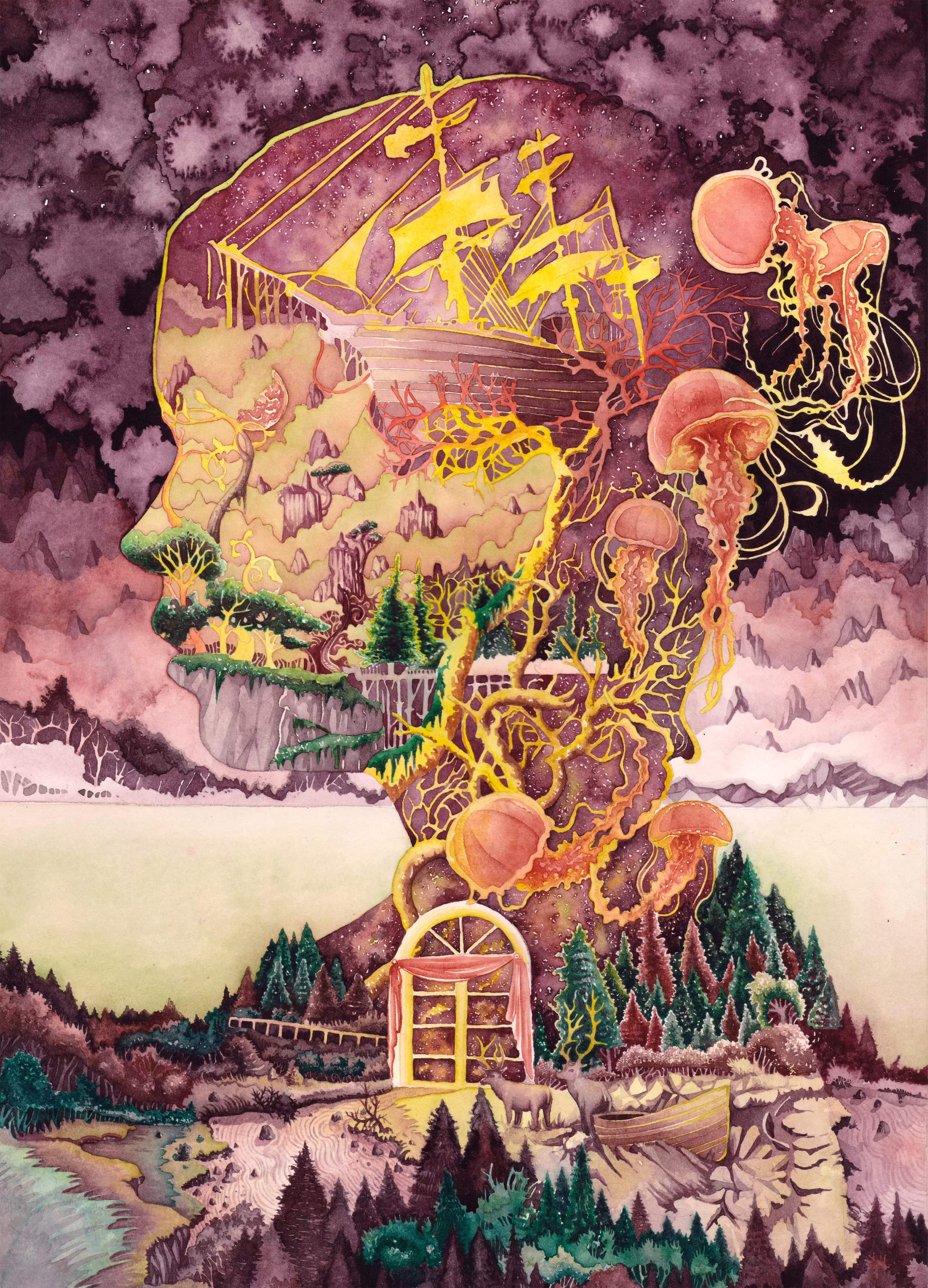 The limbic throne