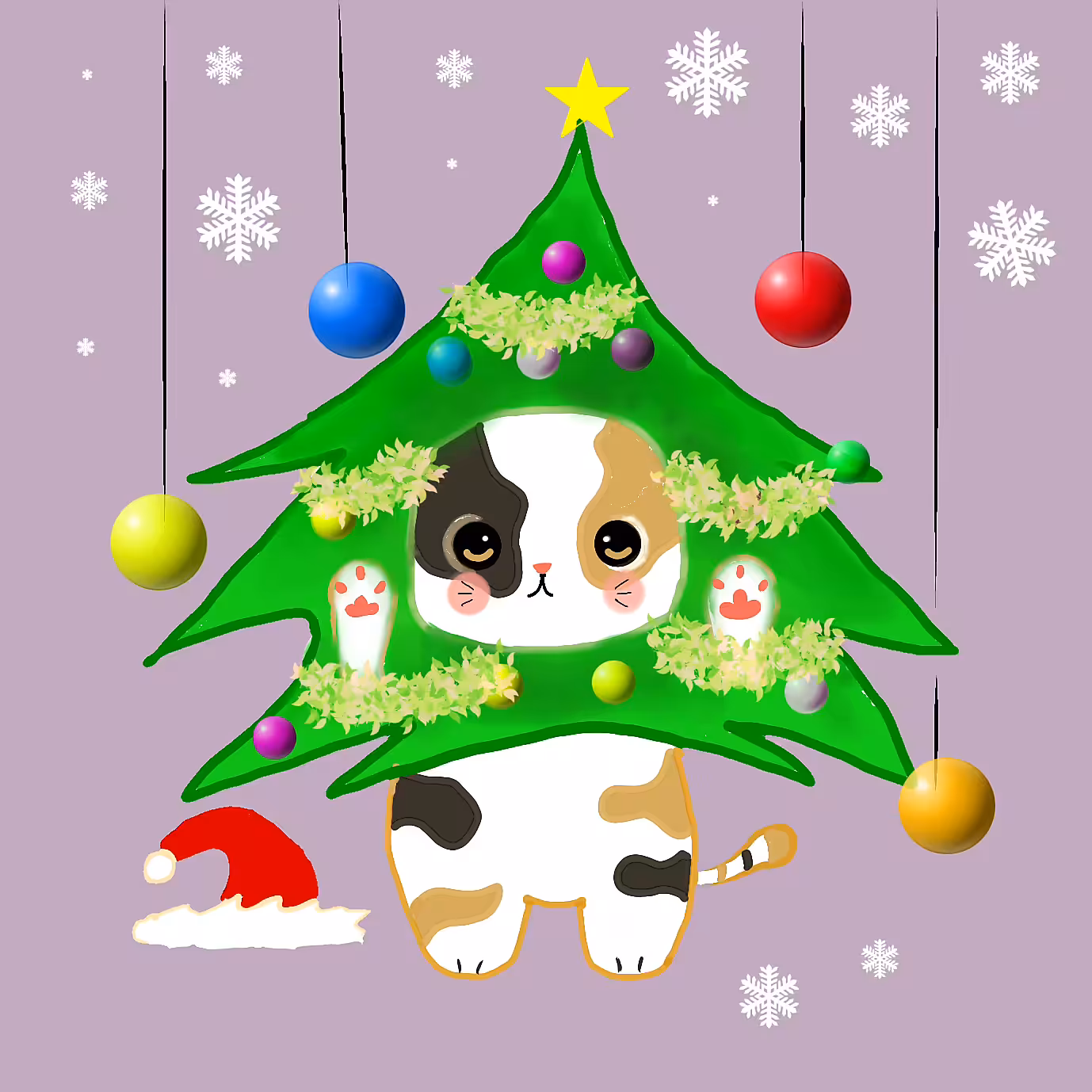 Kitty in tree