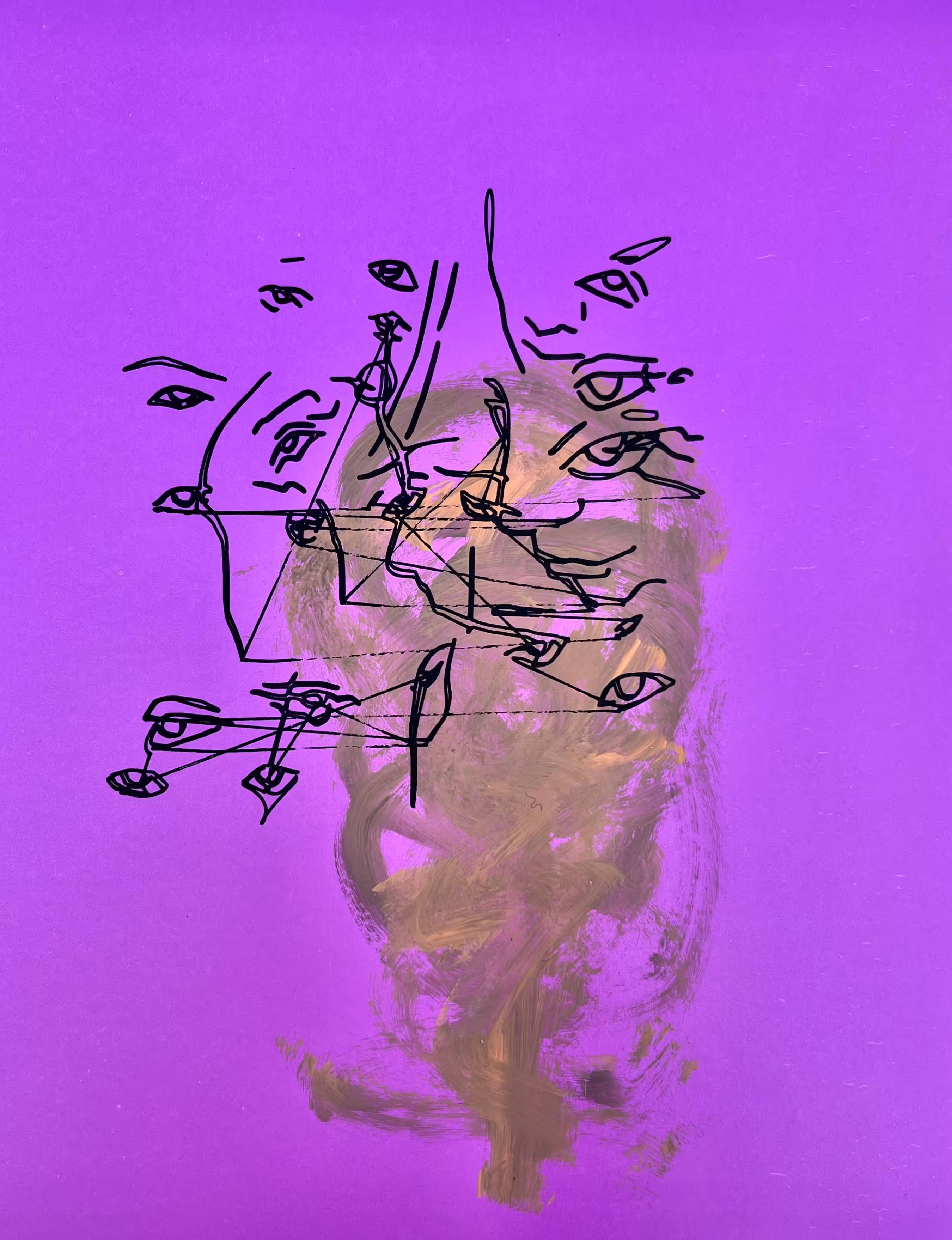 Study of a man thinking III