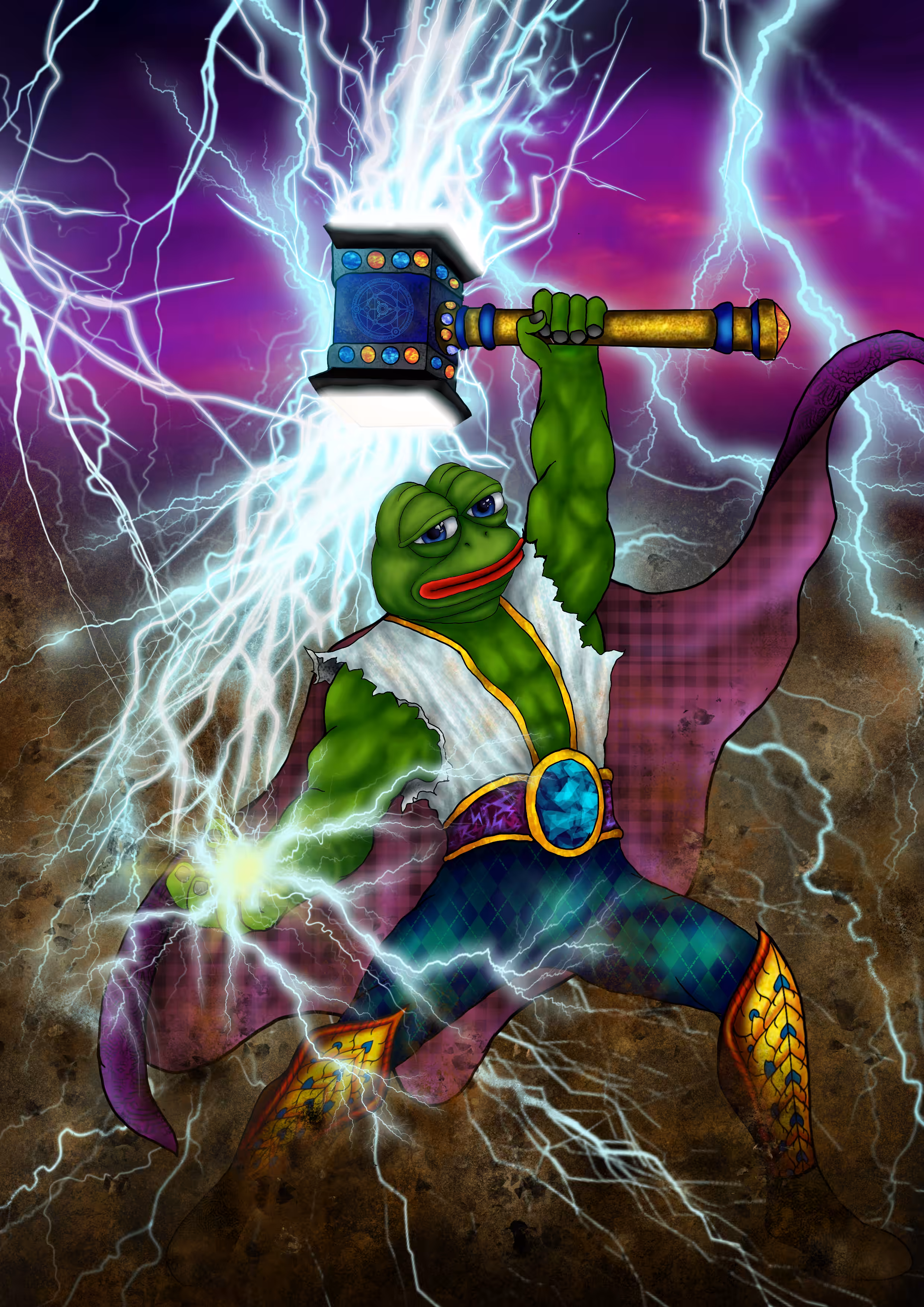 Pepe Thor god of thunder