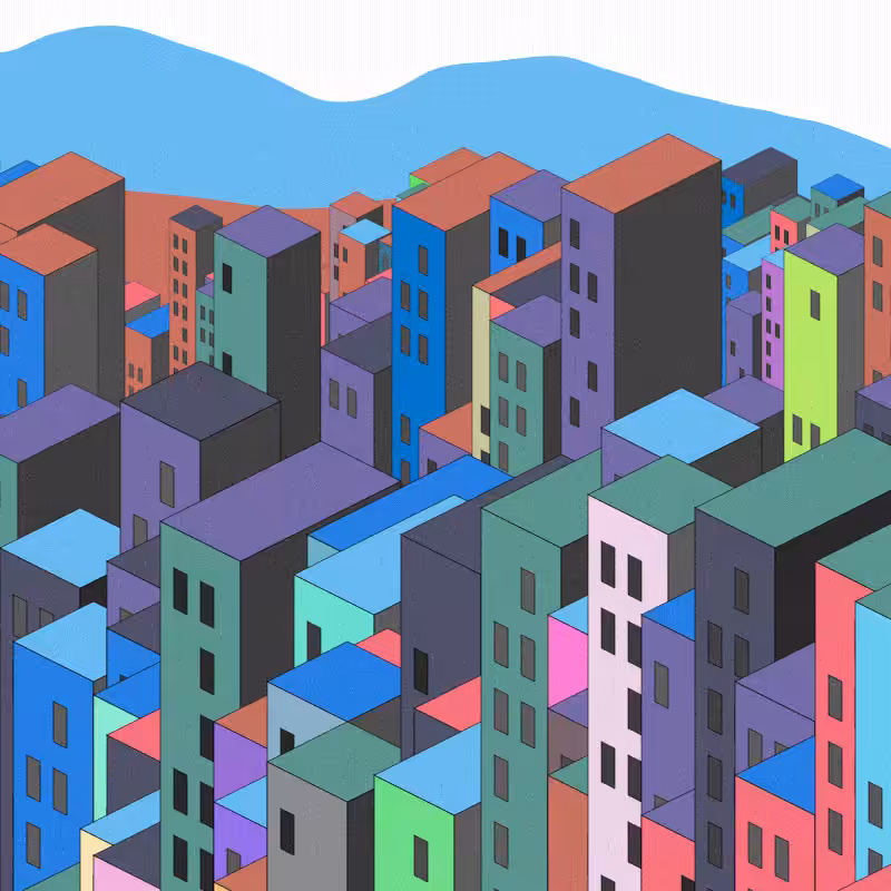 Coloured City #42