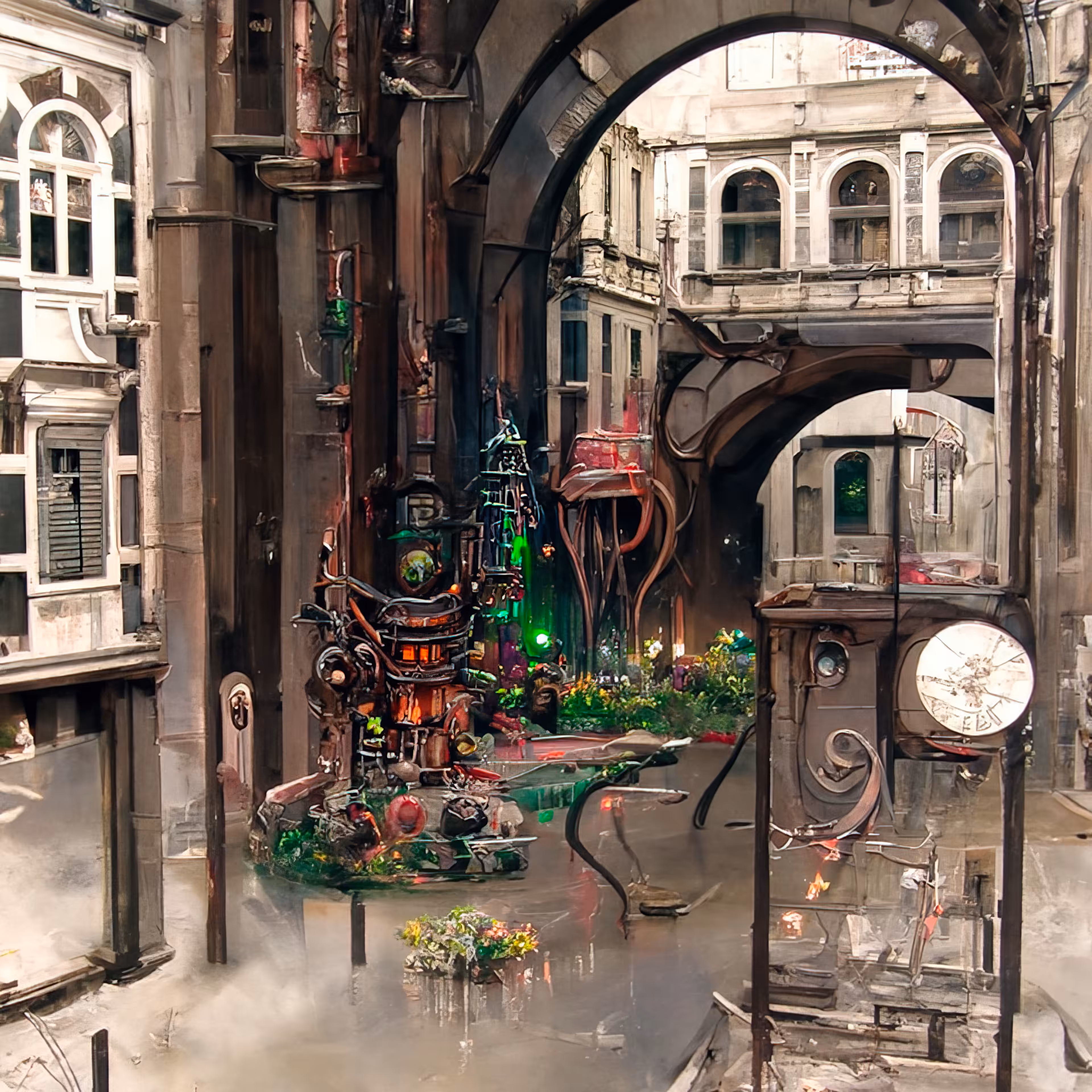 SteamPunk cityScape #026