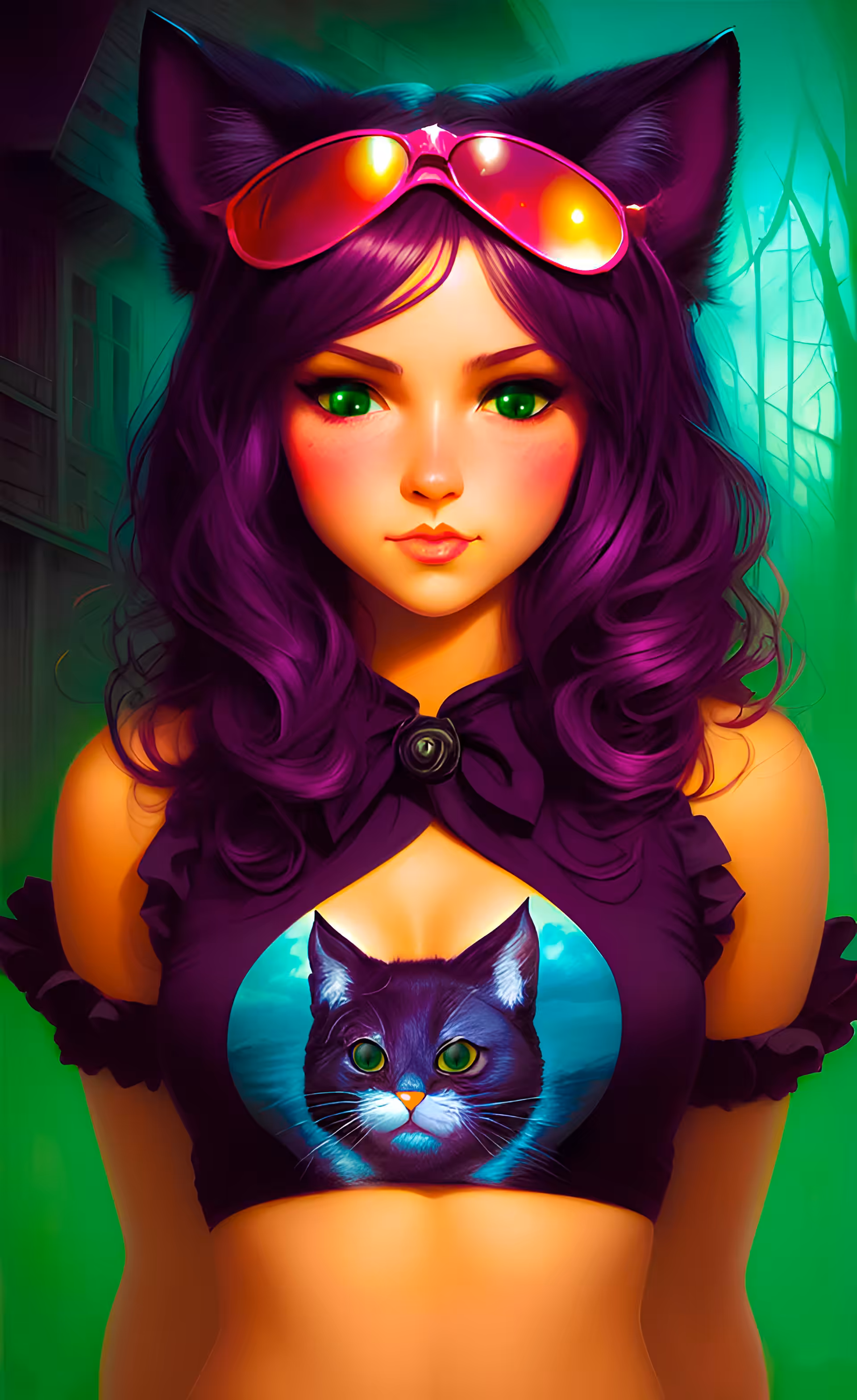 A marvelous and colorful world: Cat lovers #meow#