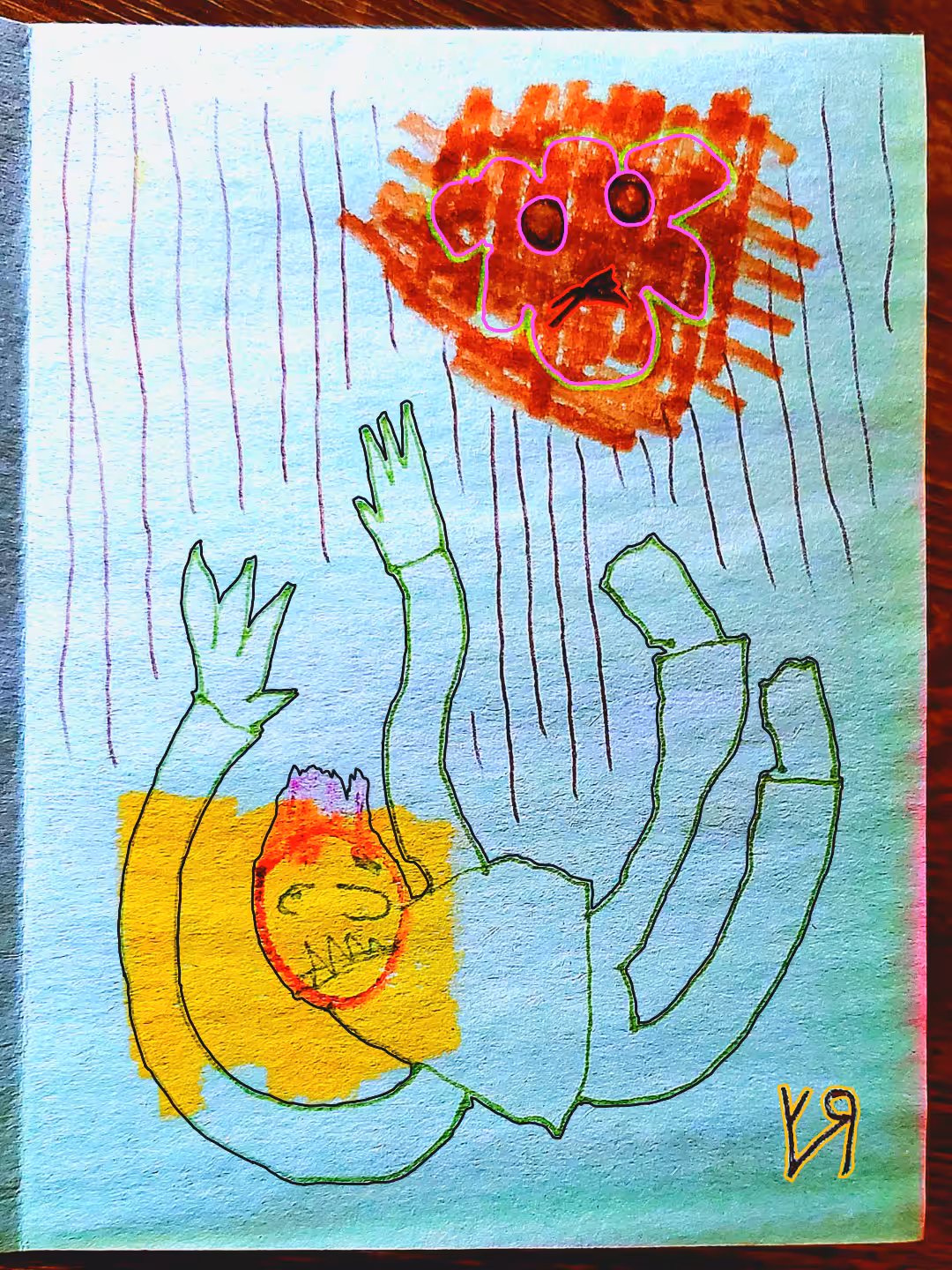 "Falling Falling Down" by Richard F. Yates (Holy Fool)