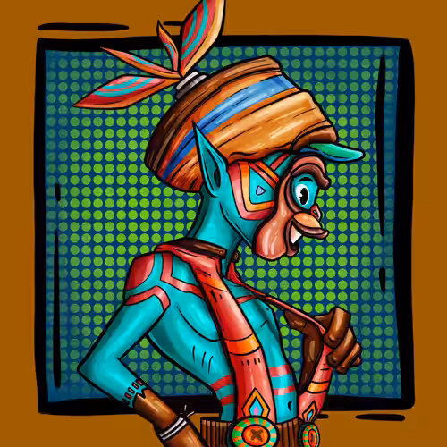 Monkey Mask # 104