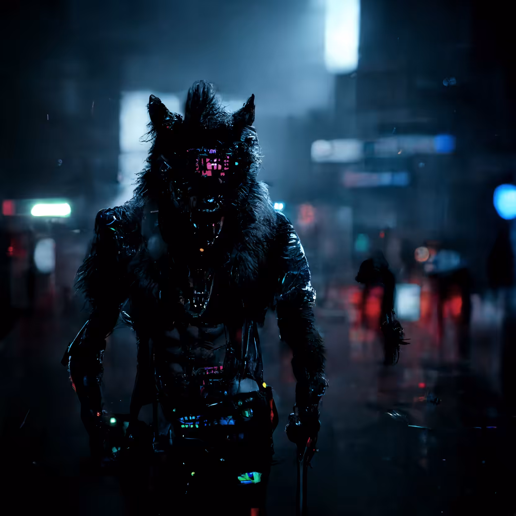 A Shitwolf in the Moonlight