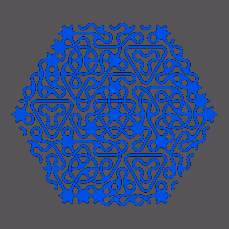 Threefold Symmetry - Dark Variations #34