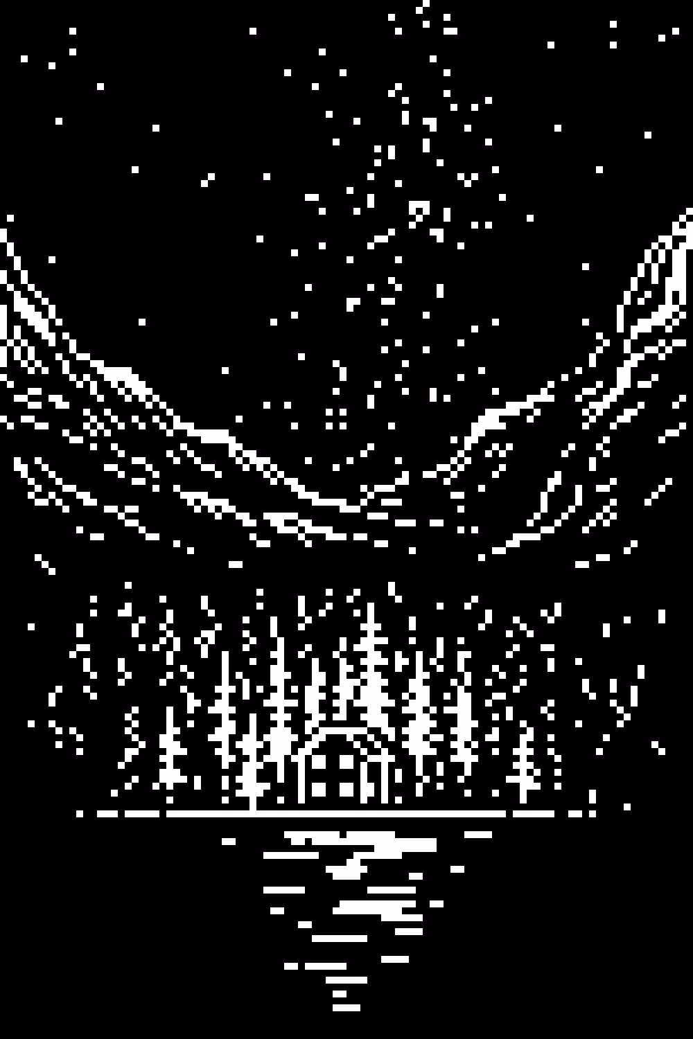 Dark mood forest