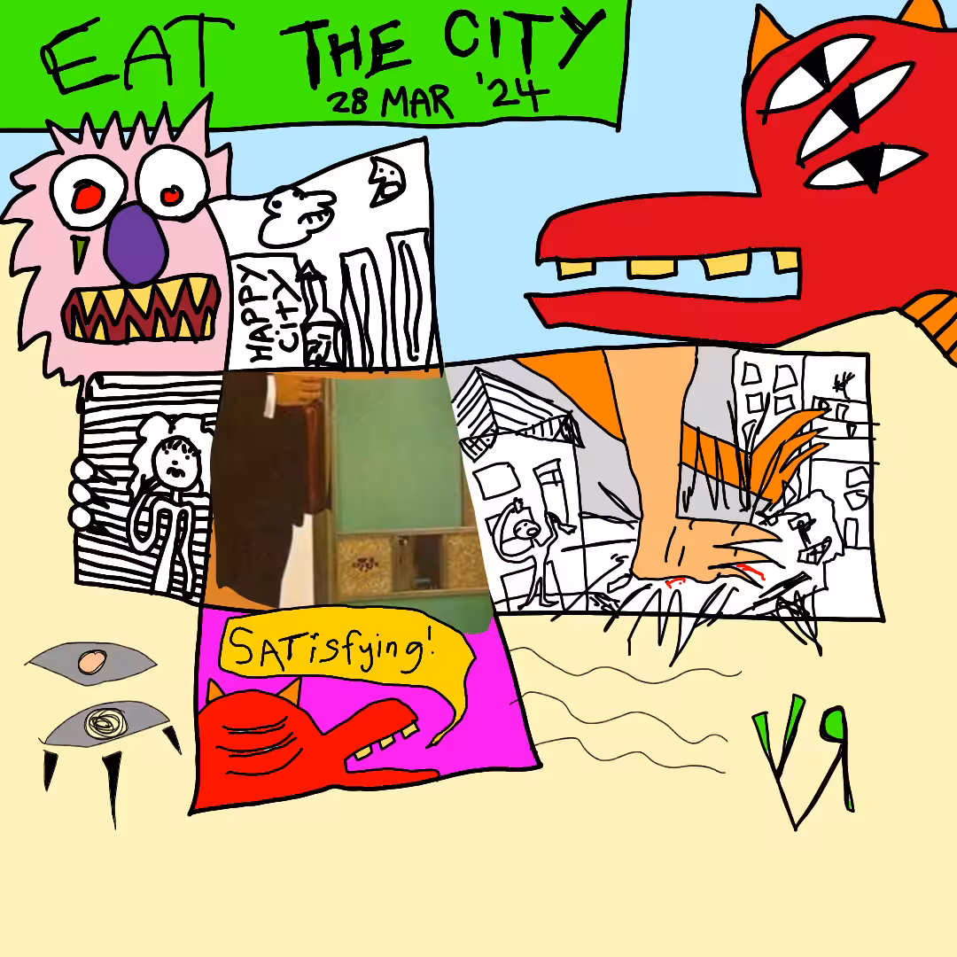 "Eat the City" by Richard F. Yates (Holy Fool)