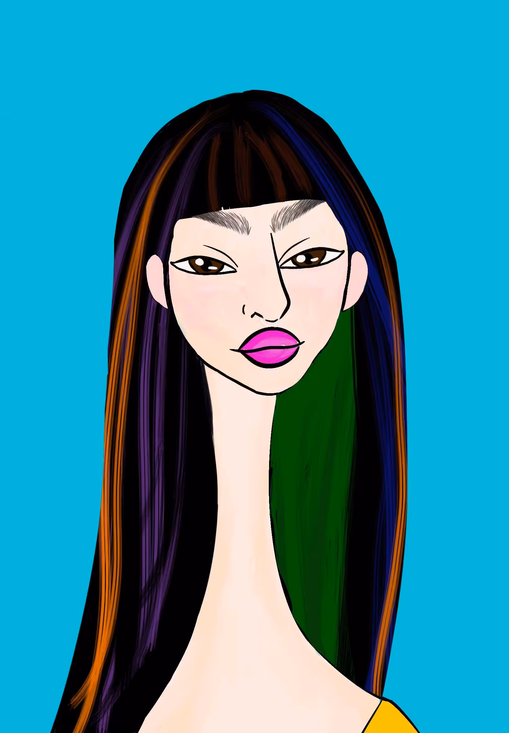 Long Neckie Ladies: Long Neckie Lady #2678
