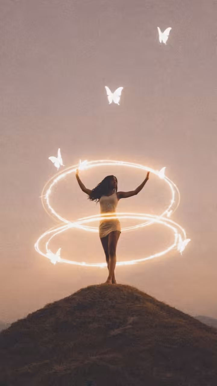 Dance of Light and Butterflies