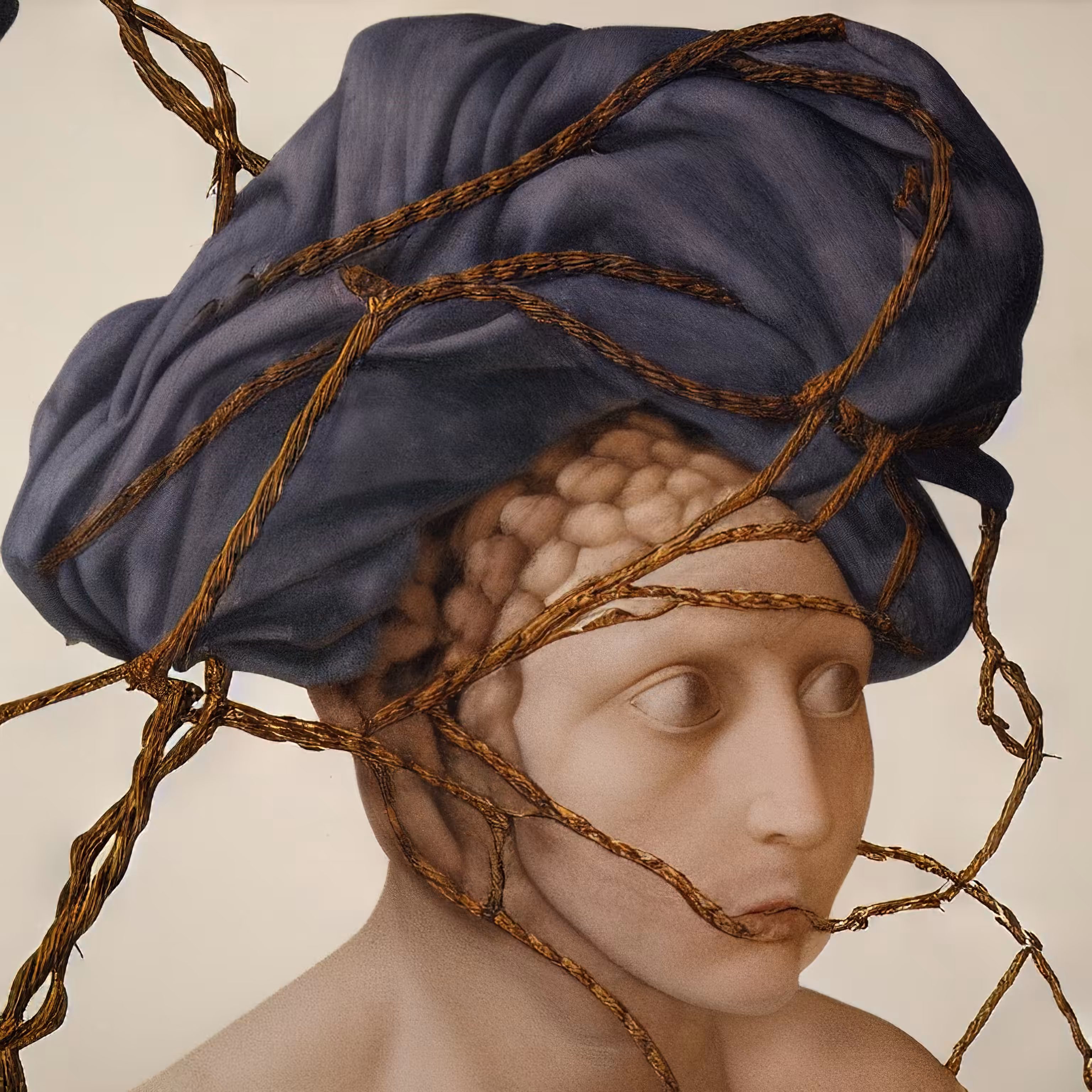 Girl with a Thick Vine Necklace