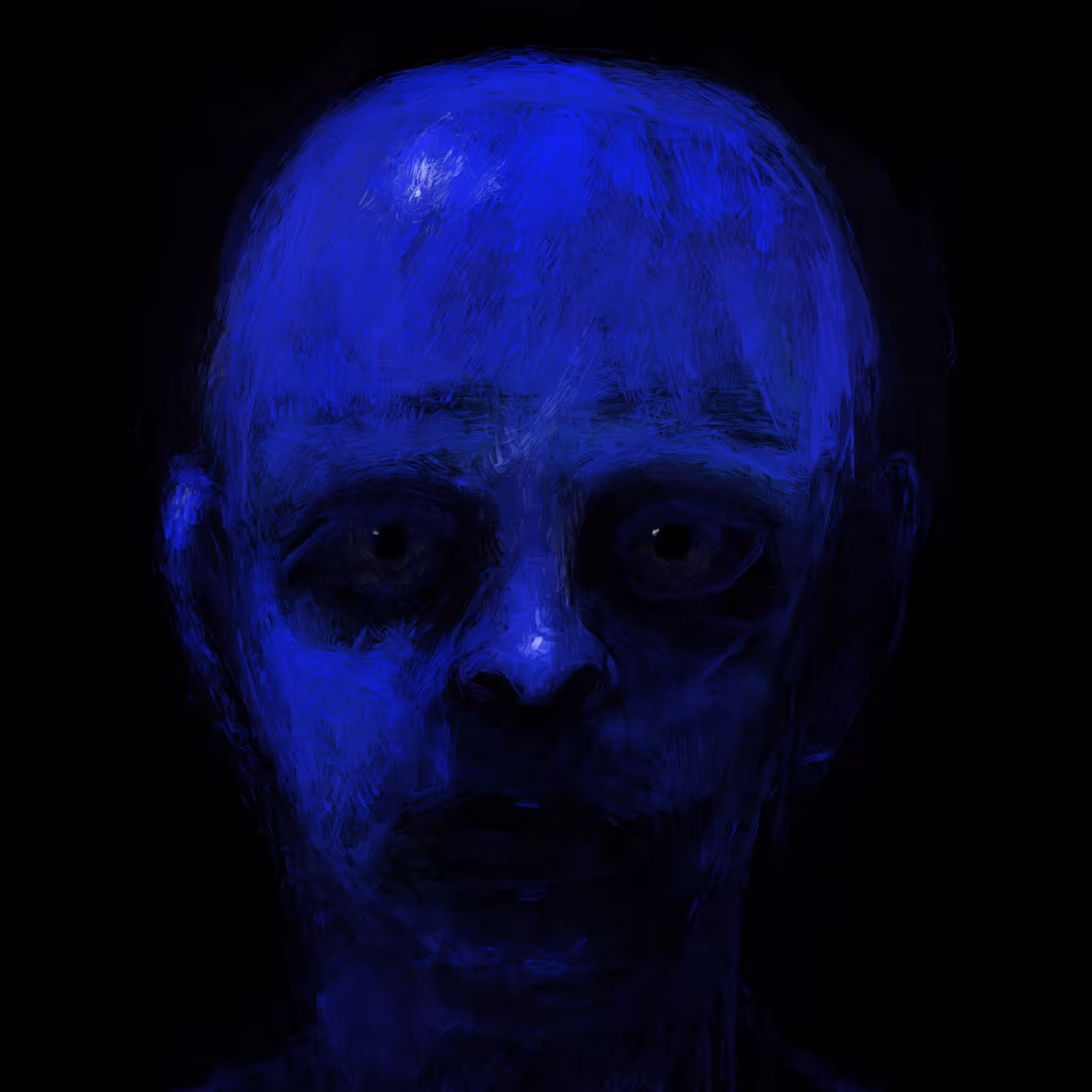 Blue Portrait
