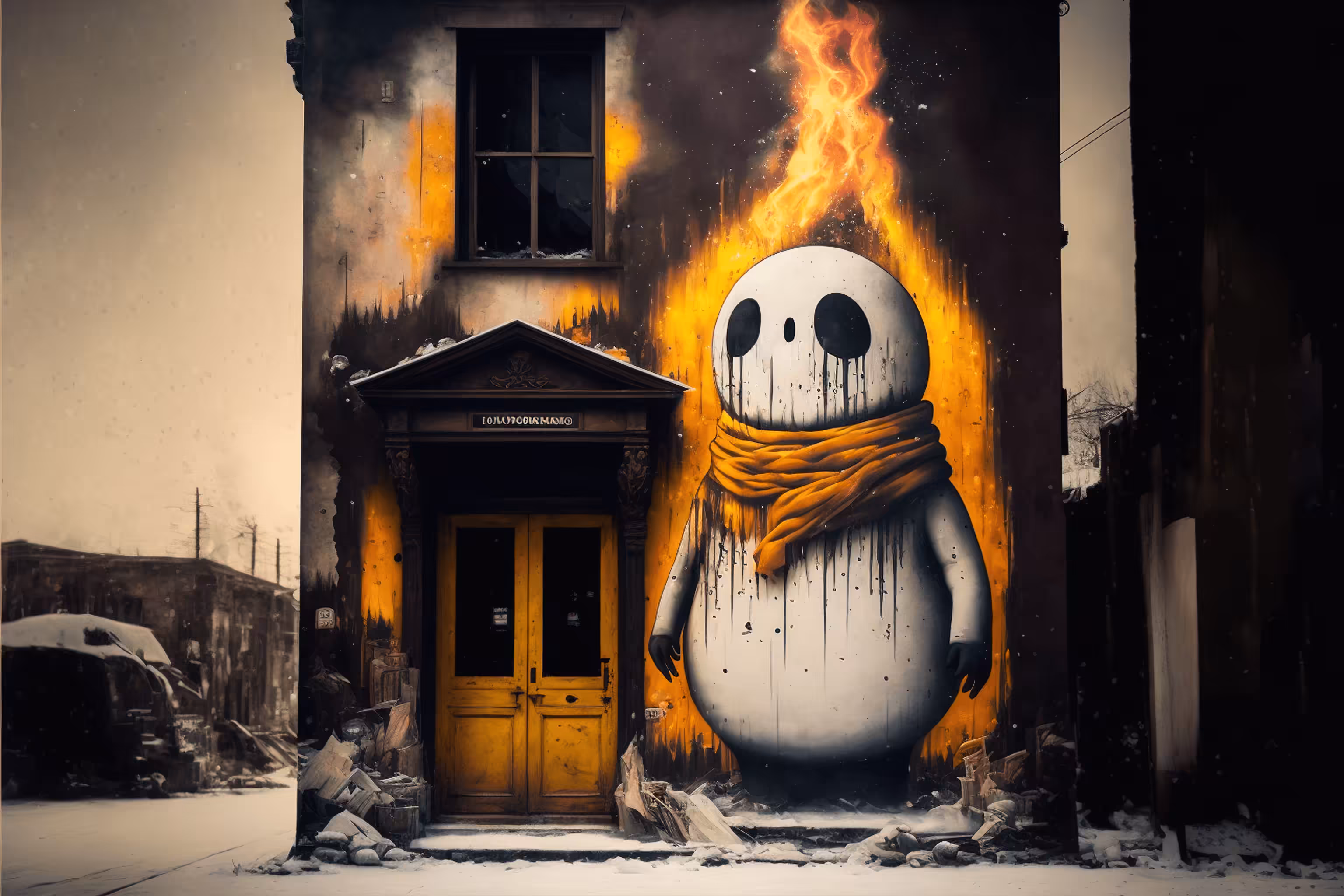 Tromsø - The Burning Snowman