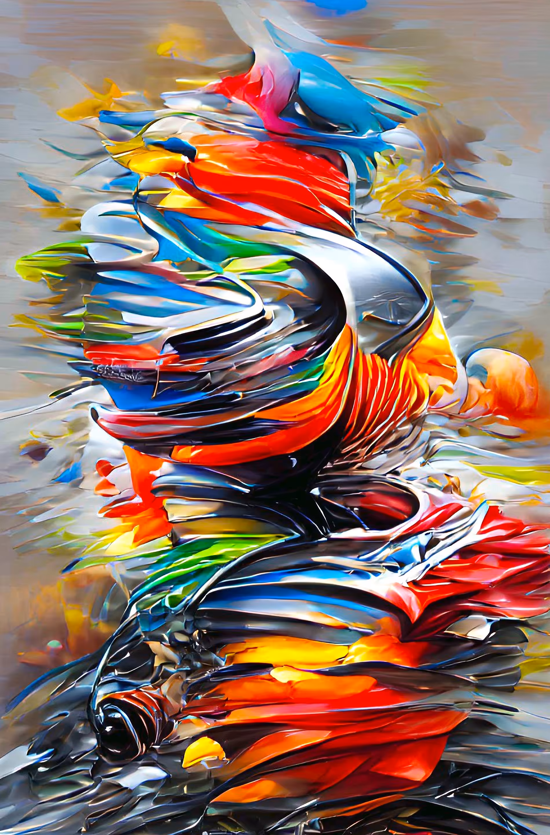 AI Abstract - COLOR_CALAMITY