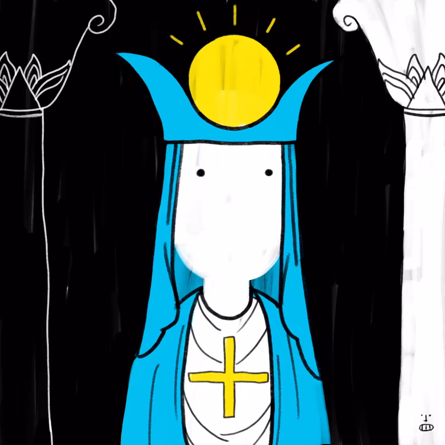 12 - The High Priestess.