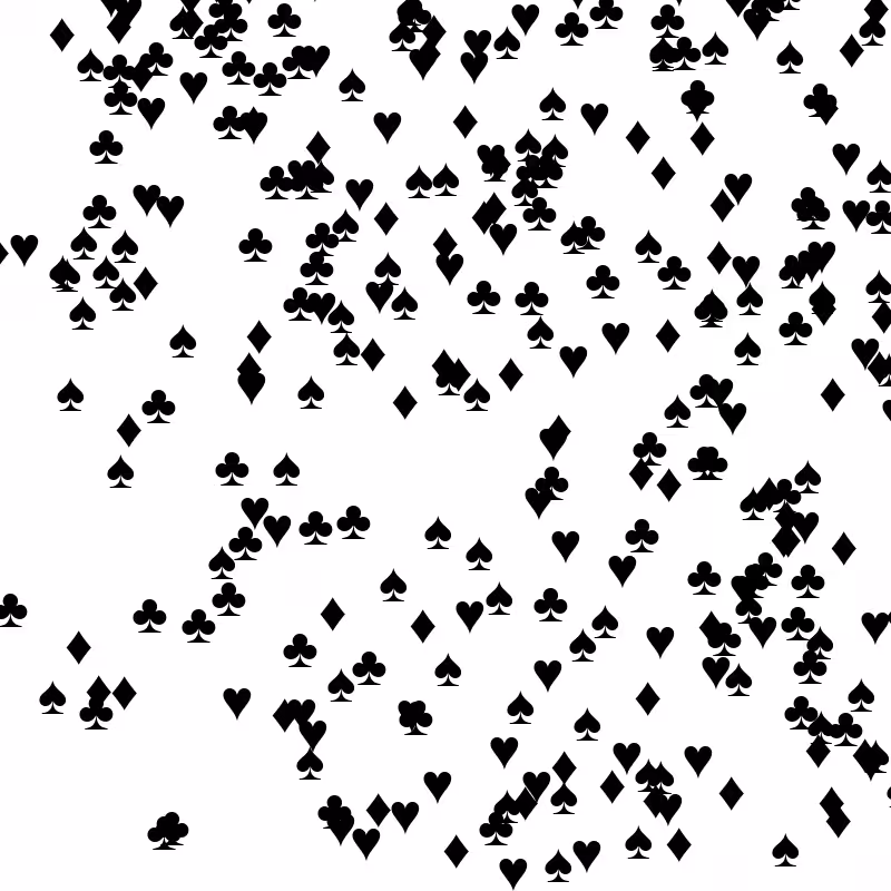 SPADES HEARTS DIAMONDS CLUBS #12