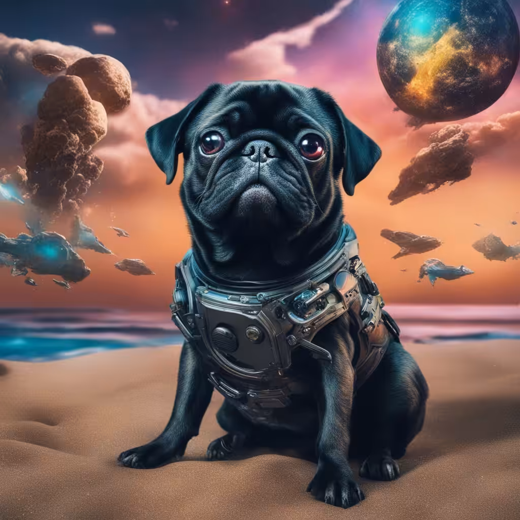 Cyberpunk pug #5