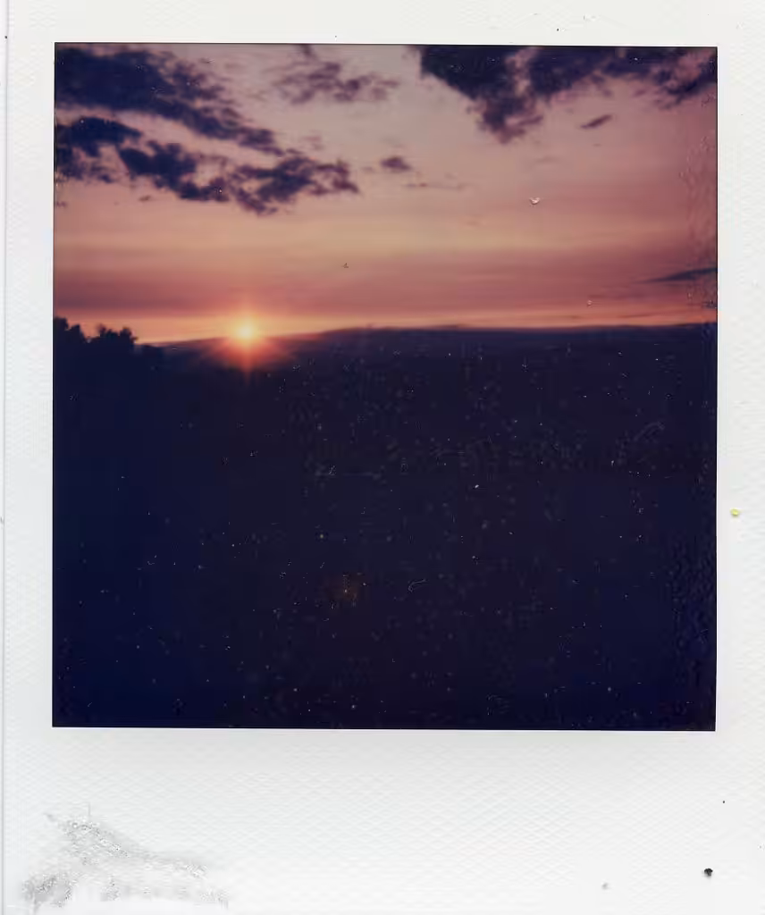 Polaroid #3 Unknown Sunset