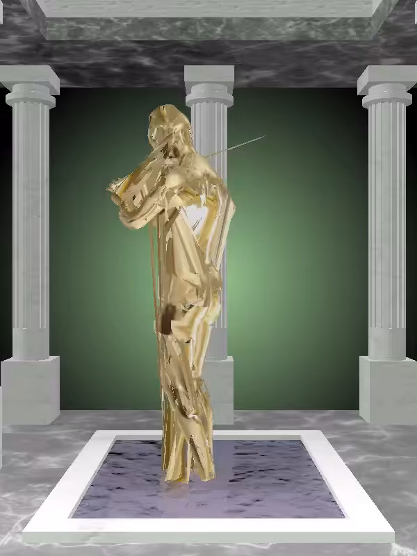 HeavenComputer: The Robotic Fool's Gold Woman #4838