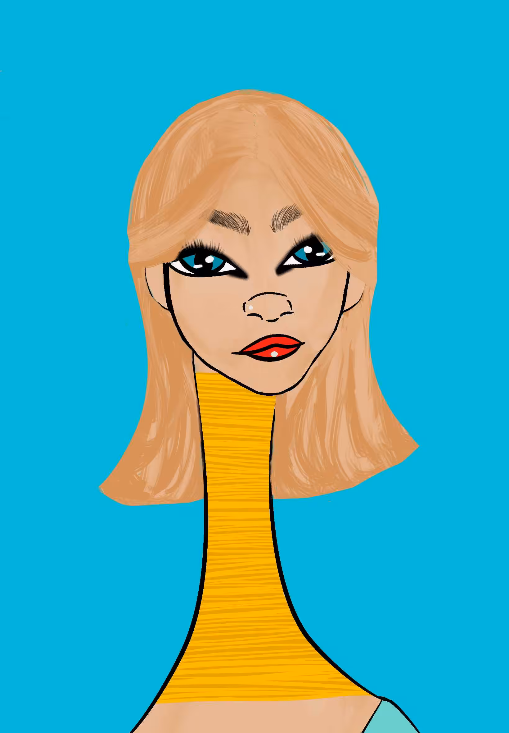 Long Neckie Ladies: Long Neckie Lady #447