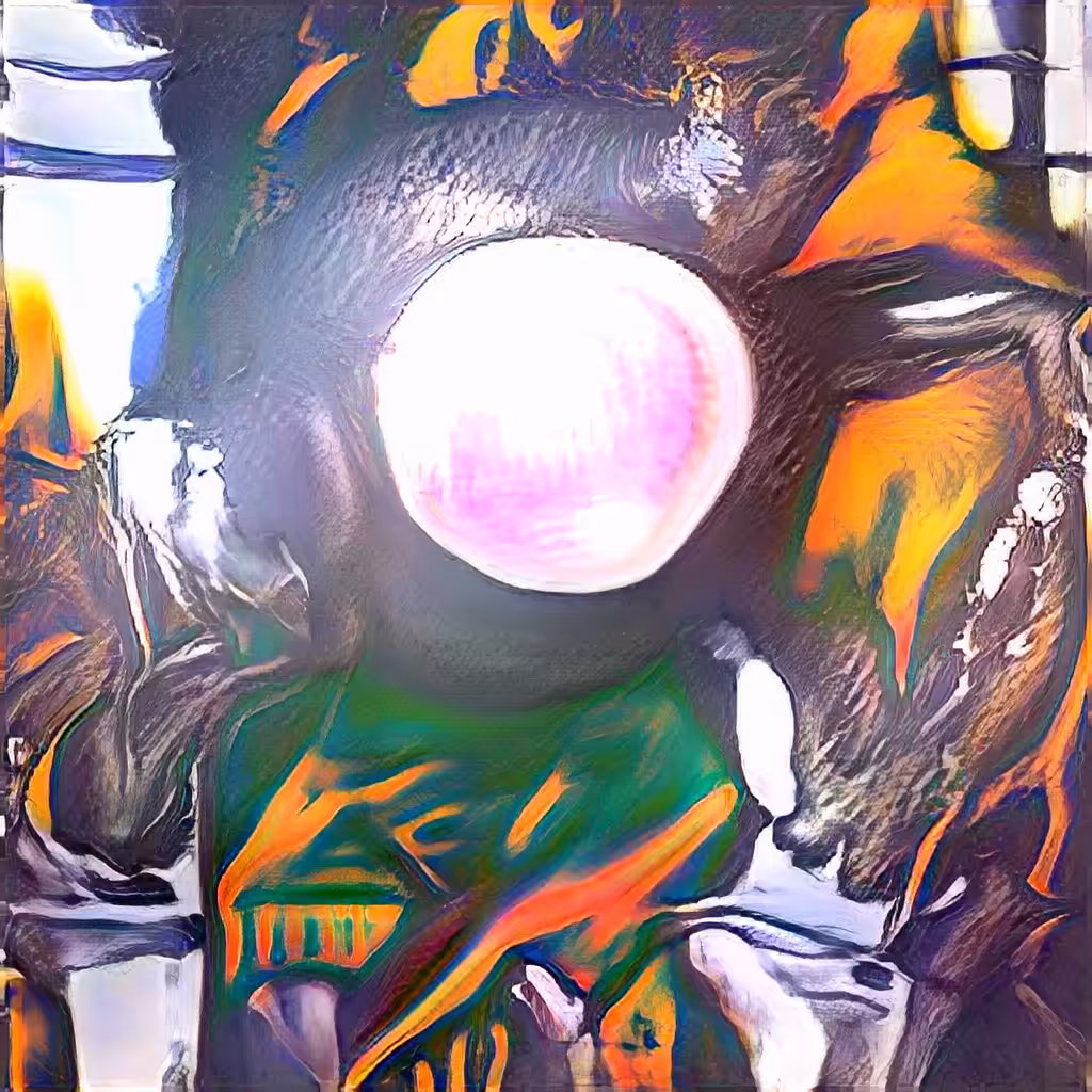 Dalí x O'Keeffe AI #6