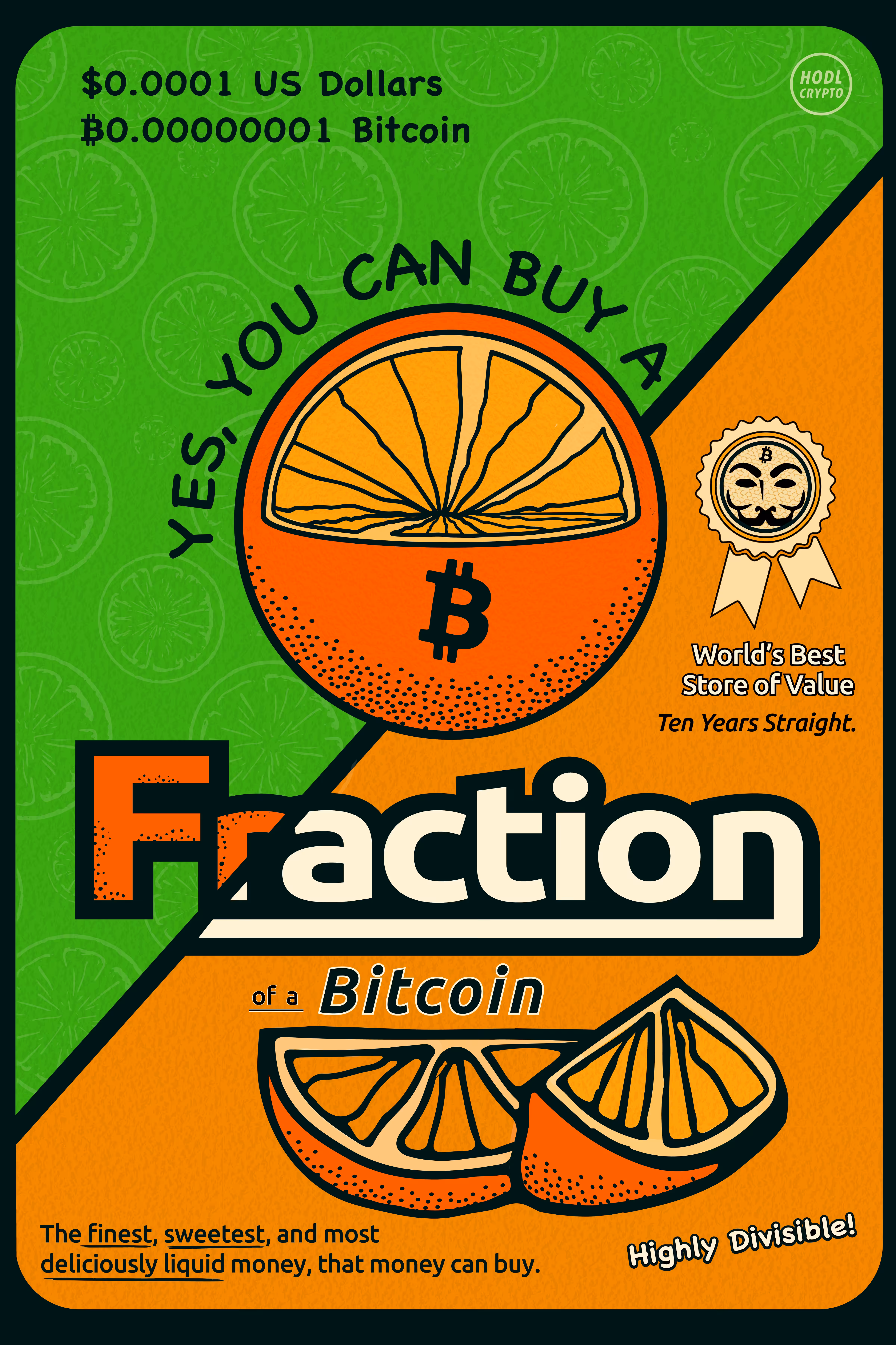 Fraction of a Bitcoin