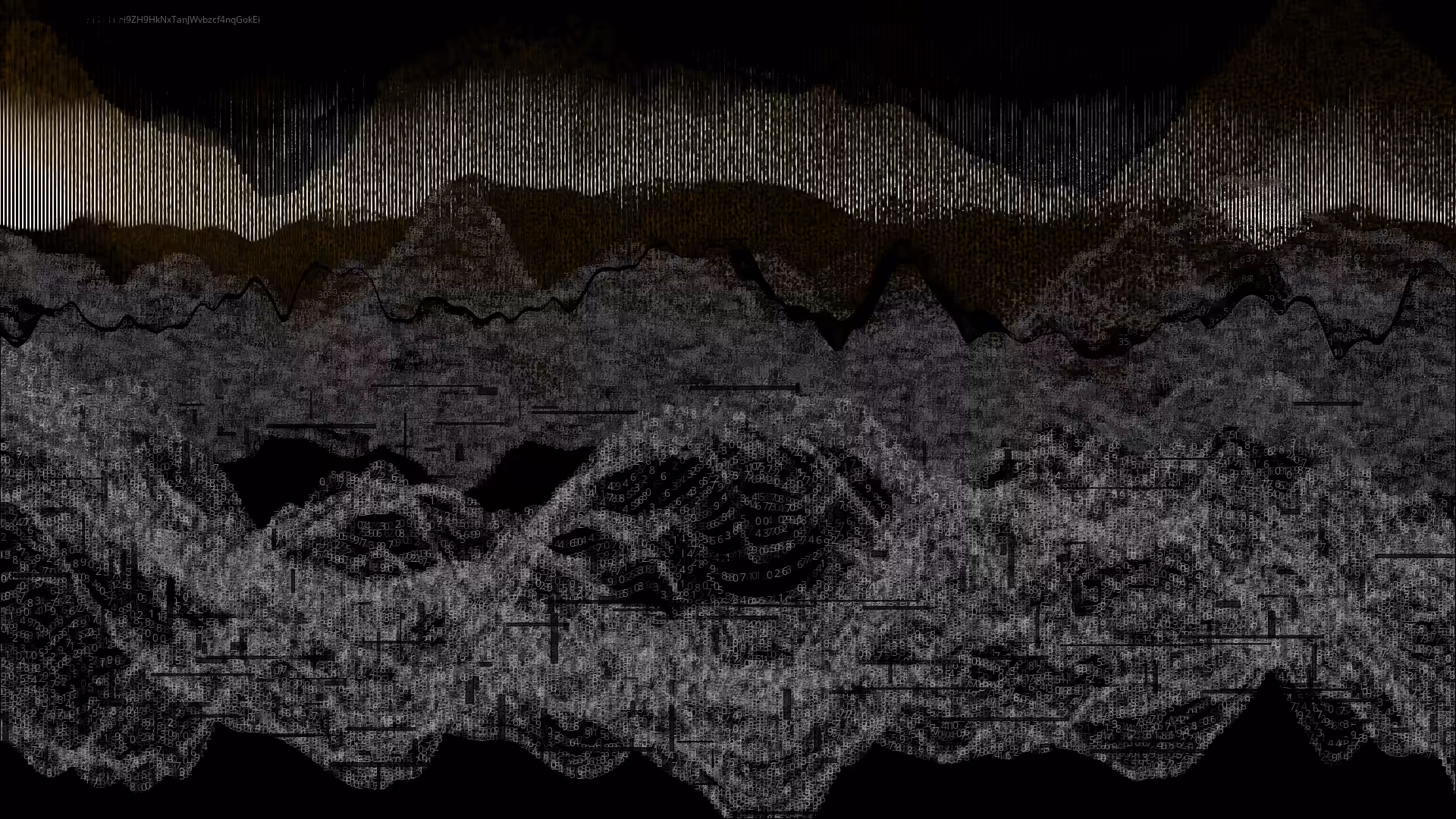 Pixel rain in a data landsacape #60